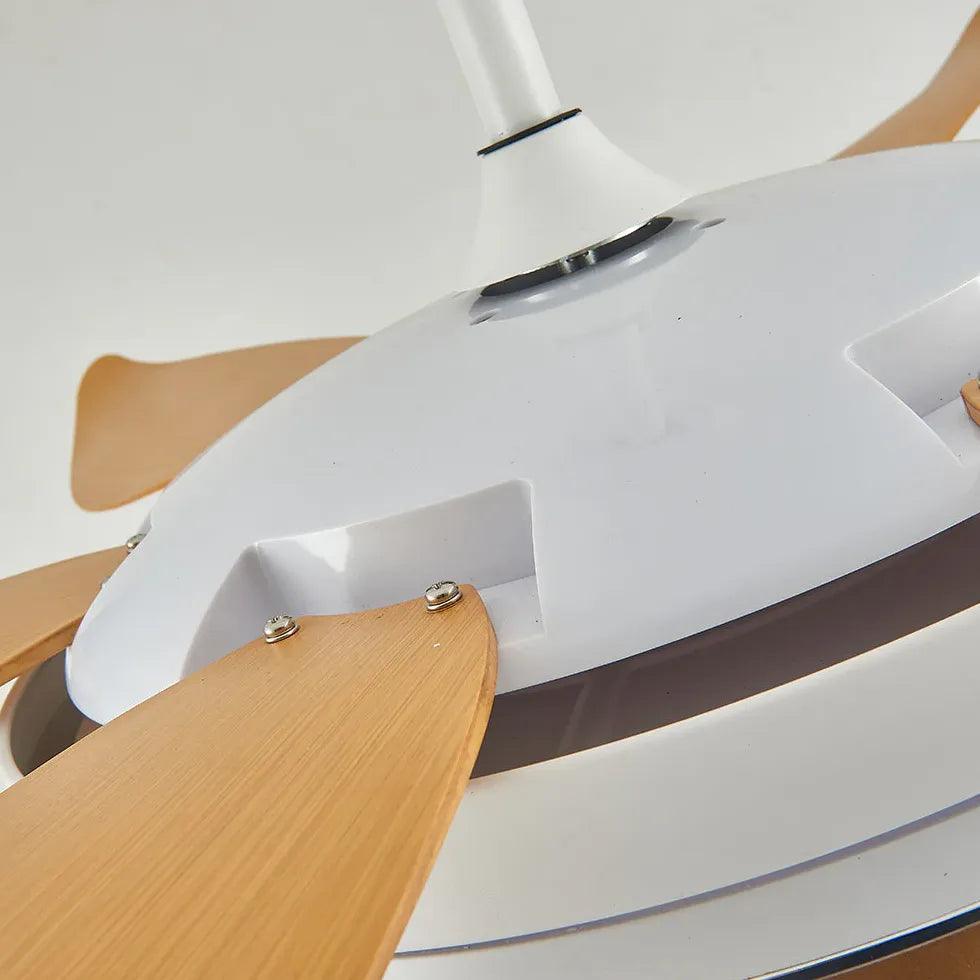 3-Color Dimmable LED Ceiling Fan with Light Kit - Perfect for Bedroom, Living Room, and Home Office Lighting