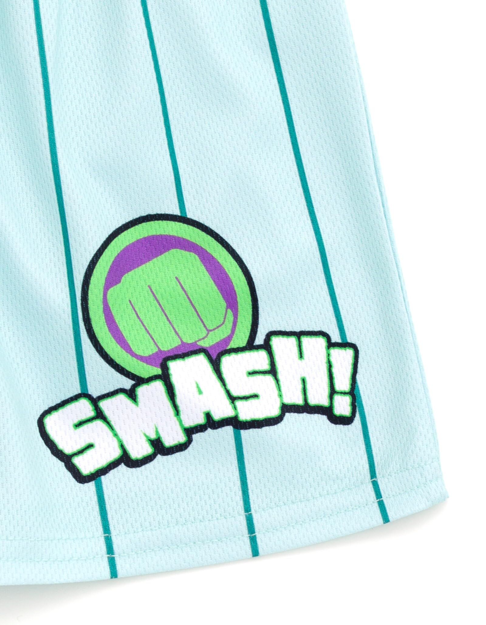 Marvel Spider-Man Miles Morales Hulk Mesh Jersey Tank Top & Basketball Shorts Set for Kids (2T-20) - Superhero Costume, Cosplay & Sports Outfit for Halloween, Birthday Parties & Basketball Games