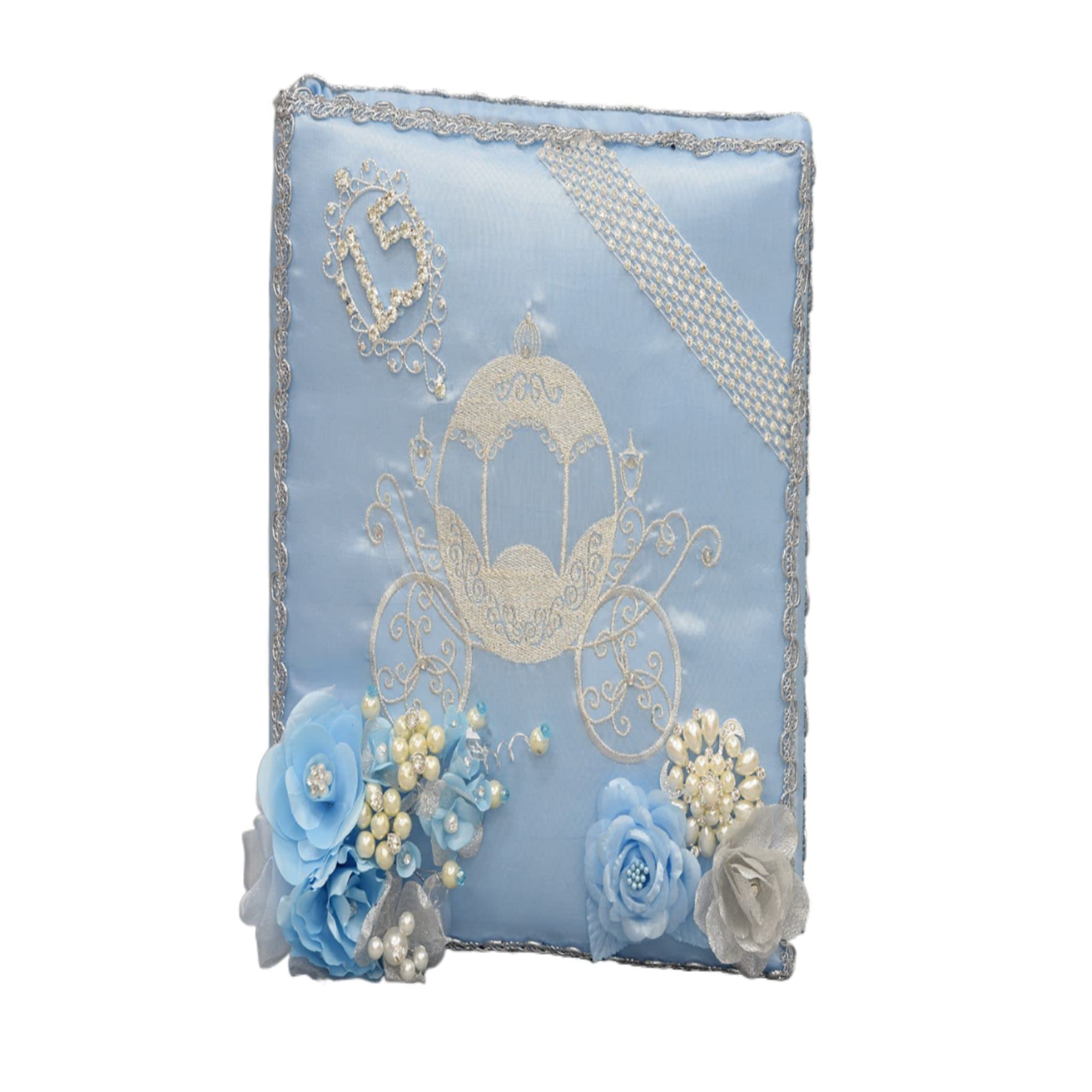 Quinceanera Accessories Set - Sweet 16 Party Decorations, Quince Bible & Toasting Glasses (193 Half Set) for Quinceañera Celebrations