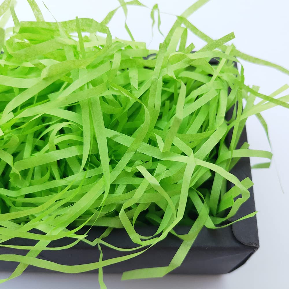 Wittocs 1/2 LB Easter Green Grass - Eco-Friendly Recycled Paper Shred for Easter Basket Filler, Creative Egg Decor, Party Decorations & Gift Wrapping (7oz) - Perfect for Spring Celebrations, DIY Crafts & Festive Home Decor