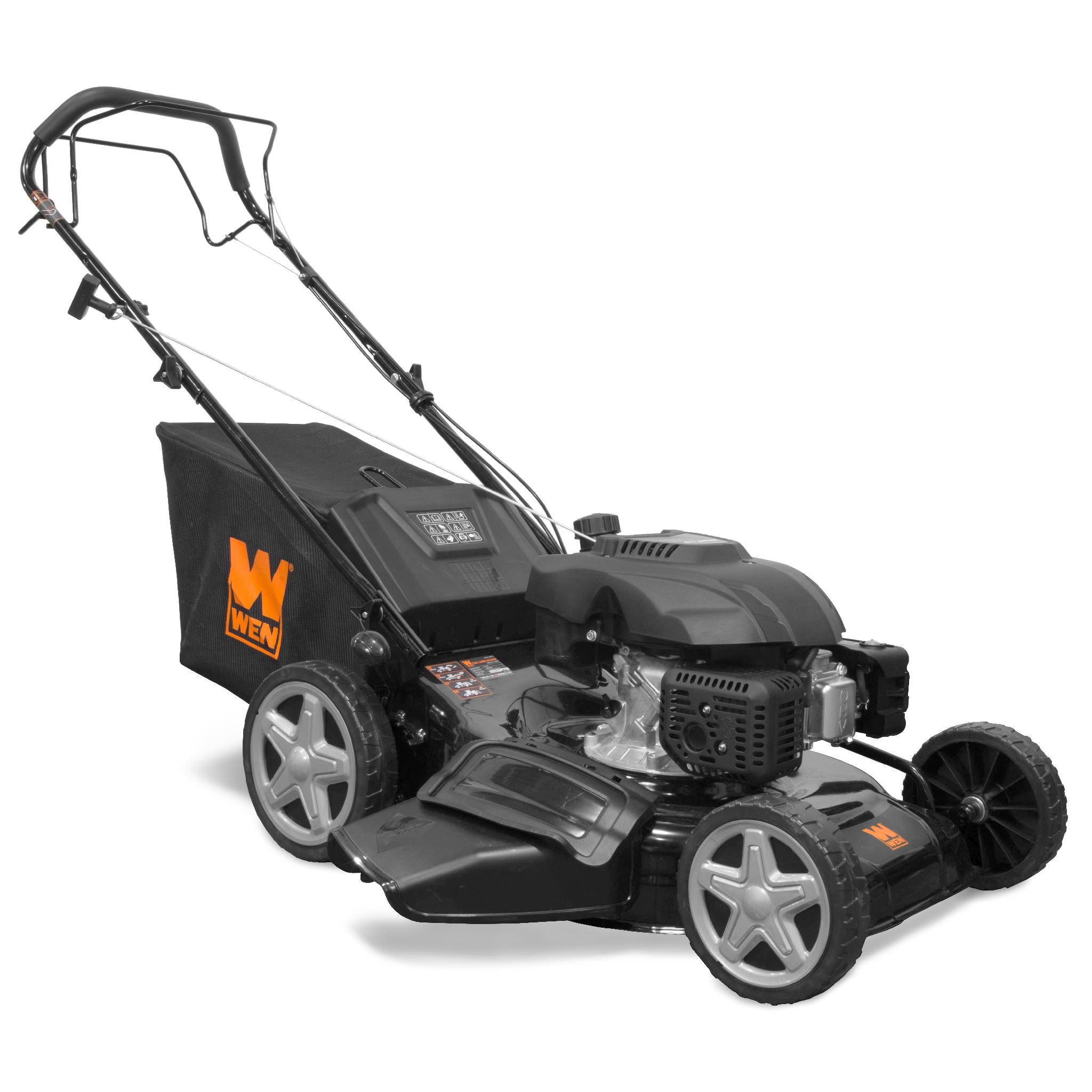 WEN LM2173 21-Inch 173cc Gas Powered Self-Propelled 4-in-1 Lawn Mower - Perfect for Large Yards, Landscaping & Professional Lawn Care