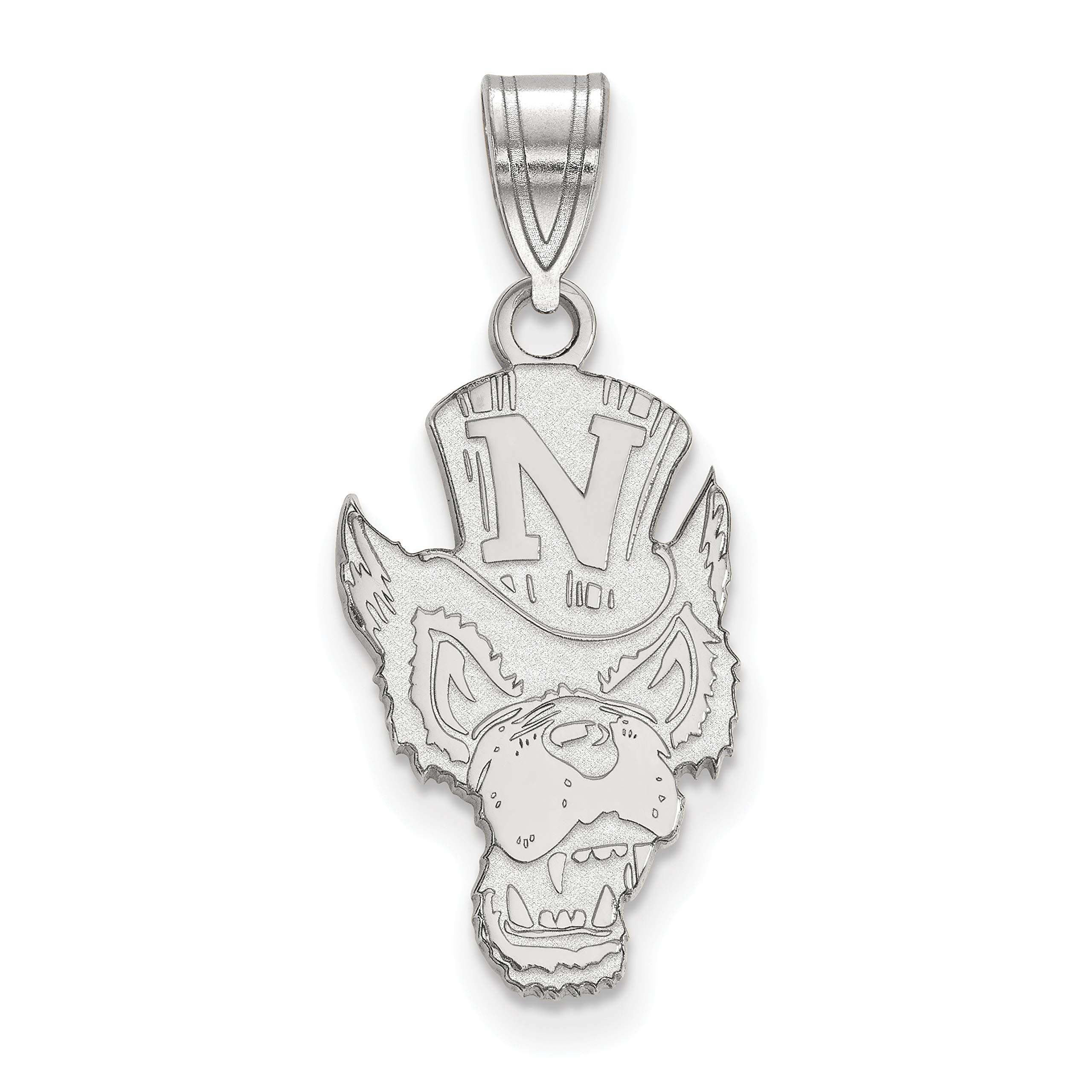 University of Nevada Wolf Pack Sterling Silver Mascot Pendant Necklace - Perfect for Game Day, Alumni Gifts & School Spirit Jewelry