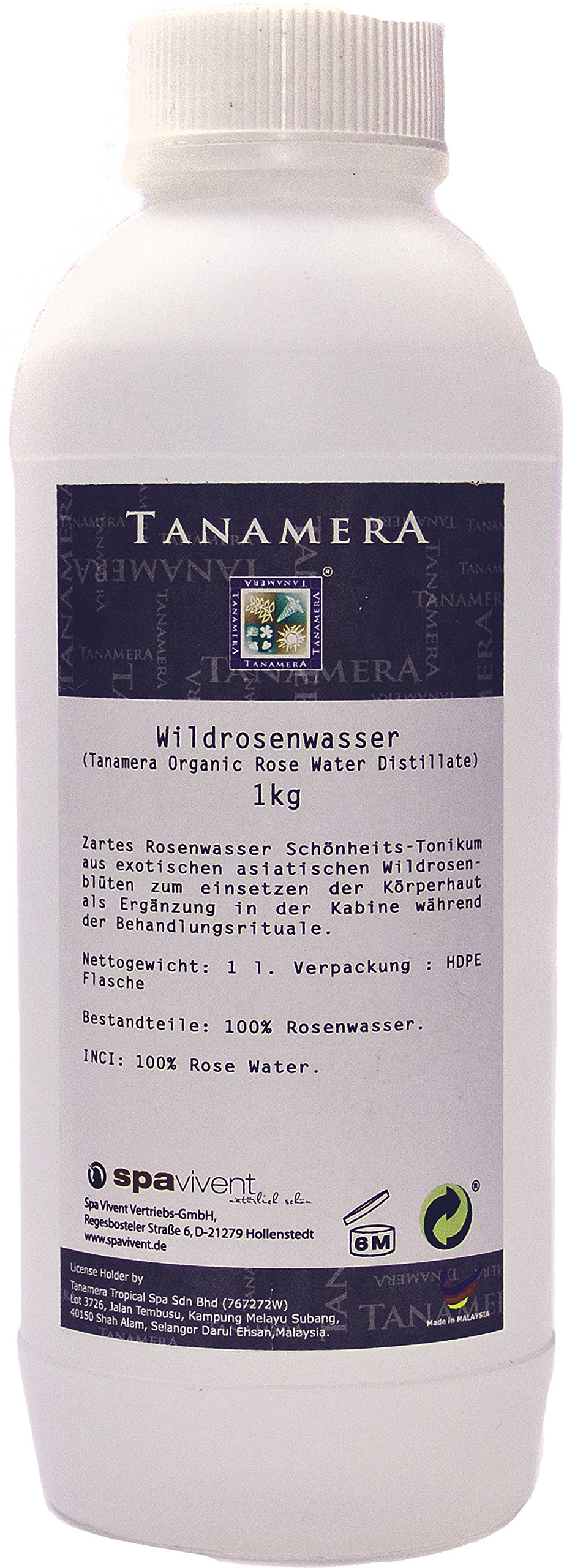 Organic Wild Roses Hydrosol Water Distillate - 100% Pure & Natural for Skincare, Aromatherapy & DIY Beauty Products | Soothes & Hydrates Skin, Perfect for Facial Mists, Toners & Home Sprays