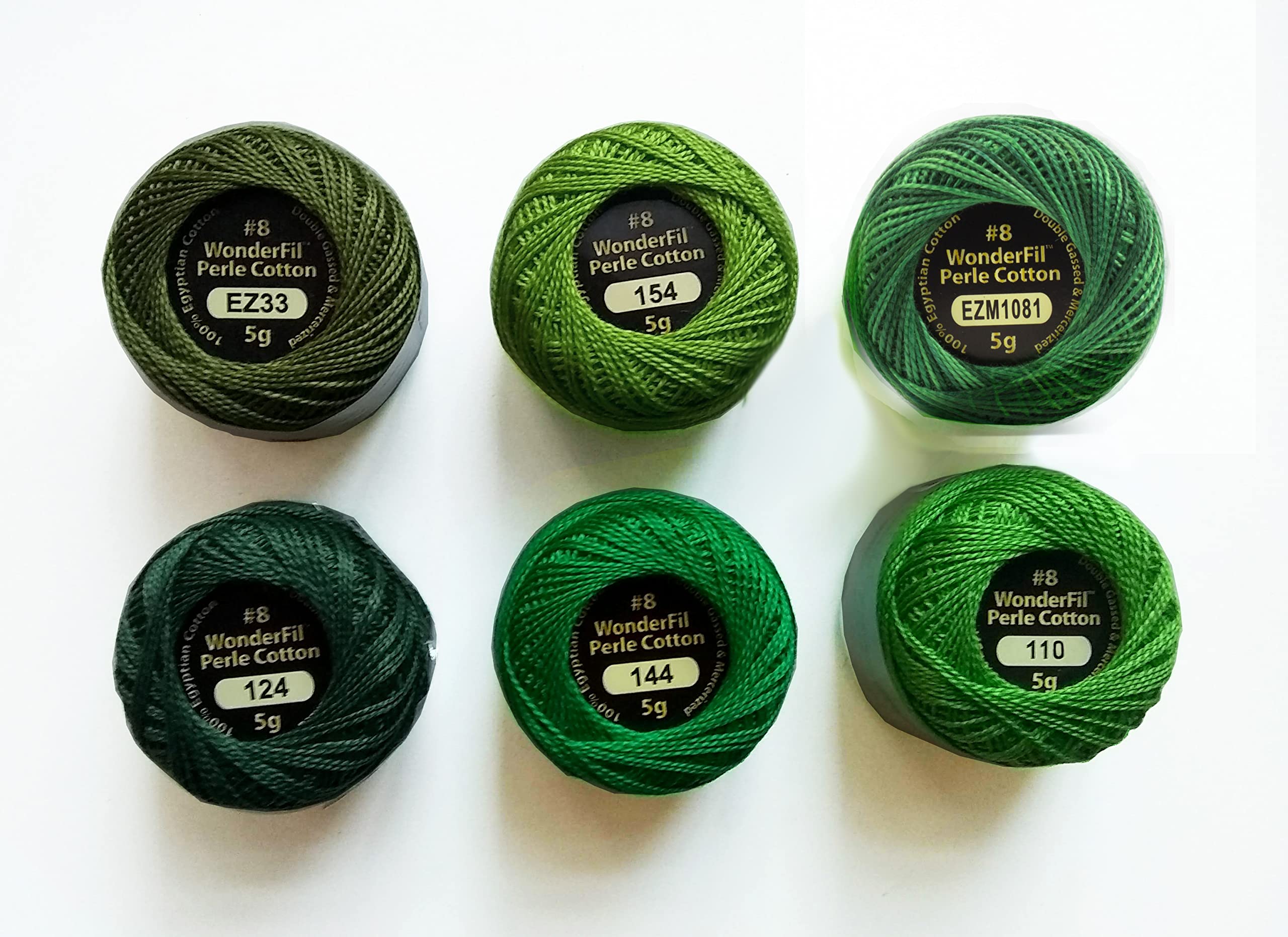 WonderFil Eleganza Size 8 Perle Cotton Embroidery Thread - 