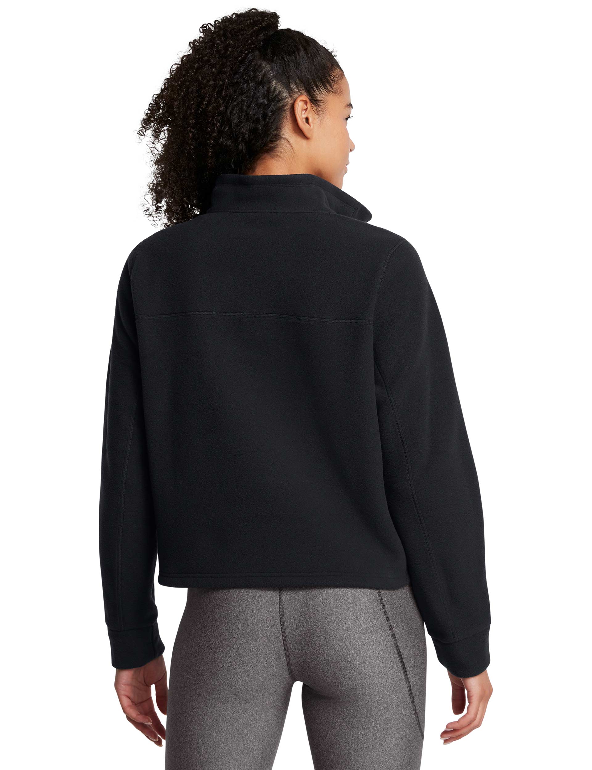 Expanse Fleece 1/2 Zip Pullover - Black | Warm & Comfortable Quarter Zip Fleece Jacket for Men & Women | Perfect for Hiking, Camping & Outdoor Activities
