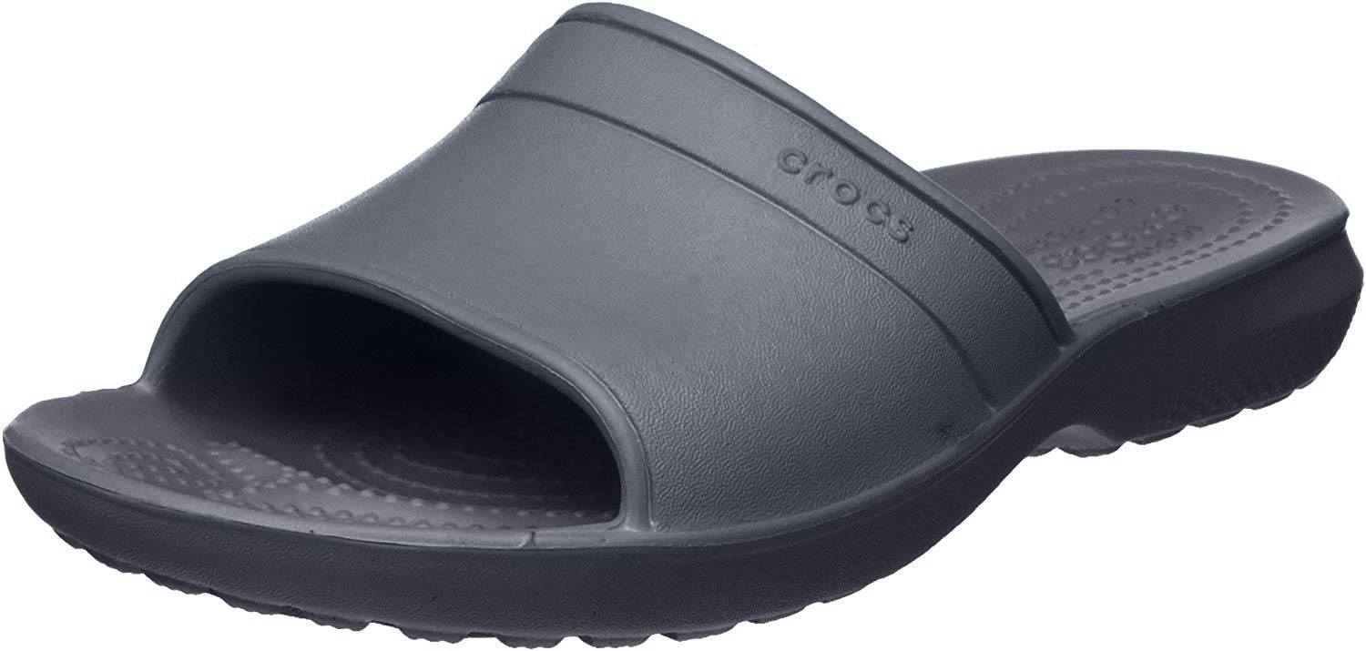 Crocs Classic Slide Sandals for Men & Women - Comfortable Summer Beach Slides for Pool, Garden, and Outdoor Activities