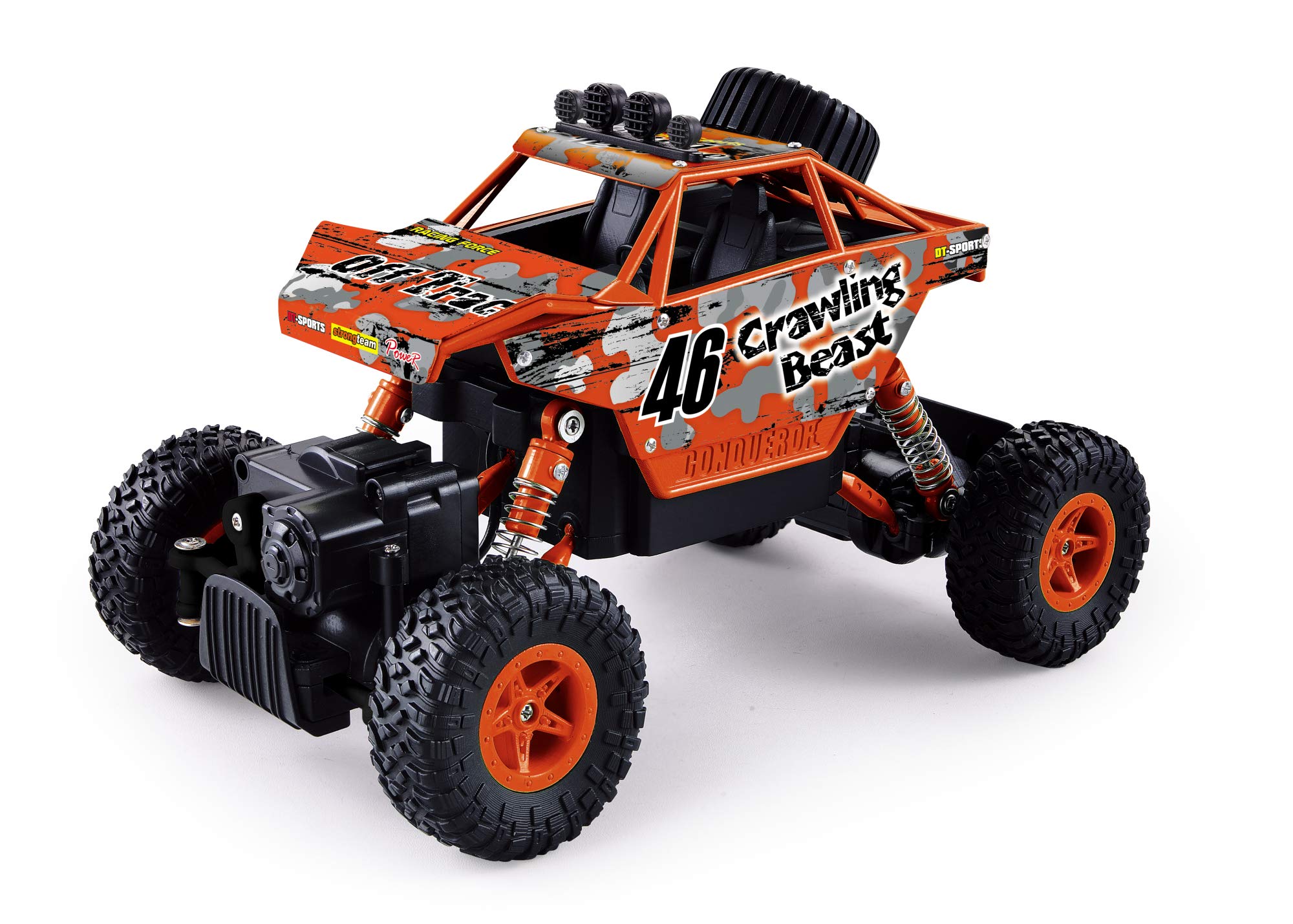 Dickie Toys 201119131 RC Crawling Beast 4WD Remote Control Truck - Off-Road Adventure Vehicle for Kids & Adults, Perfect for Outdoor Play & Backyard Crawling