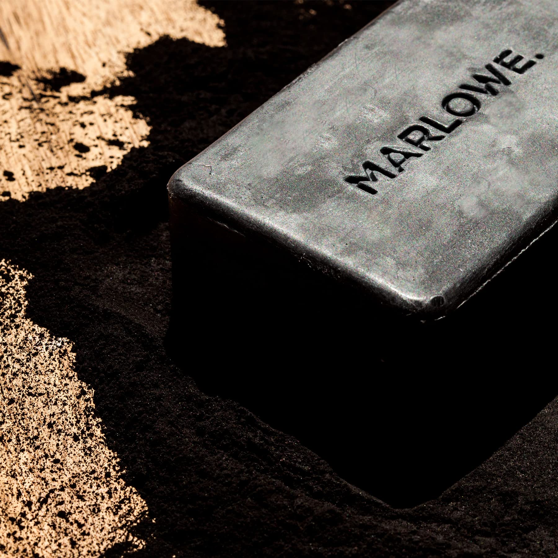 Natural Charcoal Soap Bar for Men - 7 oz Deep Cleansing & Hydrating Body Soap with Shea Butter, Olive Oil & Green Tea Extract | Purifying Face & Body Wash with Fresh Woodsy Scent | Ideal for Acne-Prone Skin & Post-Workout Cleansing