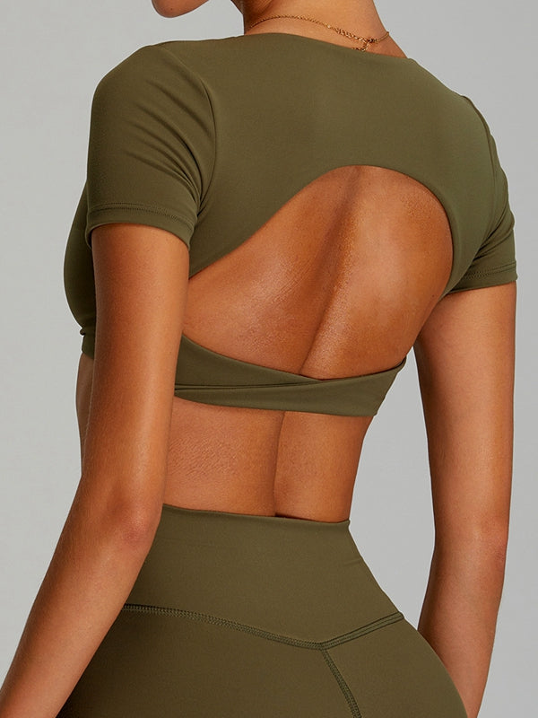 ZASUWA High Waist V Shape Shorts for Women - Slimming Workout & Summer Casual Wear