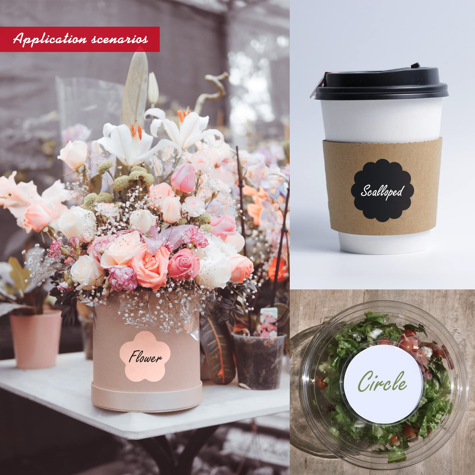 Custom Personalized Stickers & Labels - Create Your Own Design with Logo, Text, or Image - Ideal for Business Branding, Thank You Gifts, and Product Packaging - 100 Star-Shaped Labels (5.5