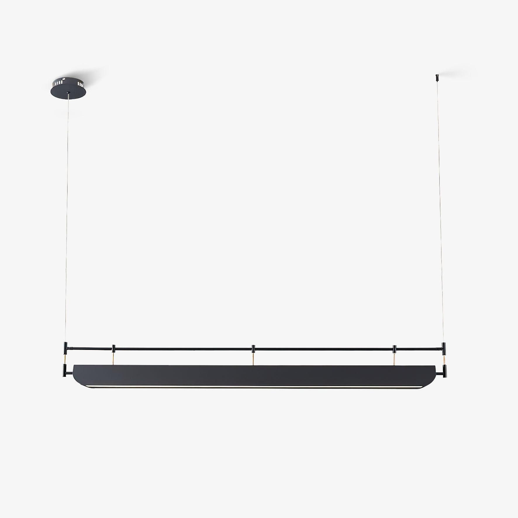 Elegant Black LED Chandelier for Ceiling - Modern Crystal Hanging Light Fixture for Dining Room, Bedroom, Living Room & Foyer Decor