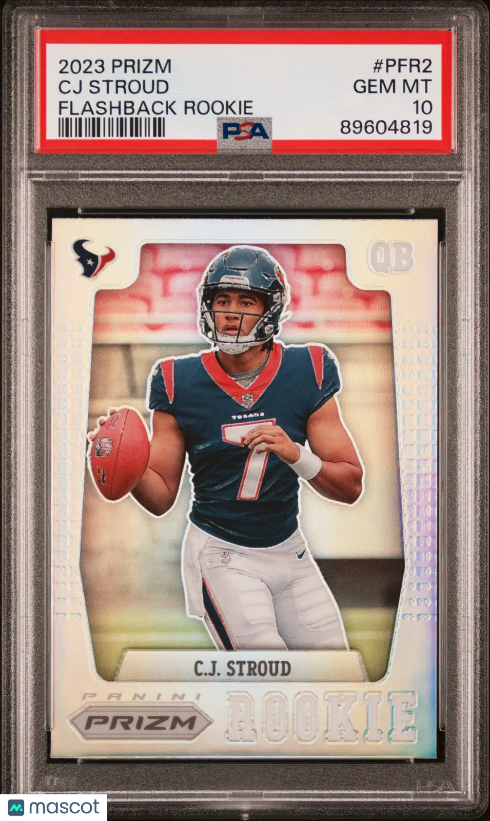 2023 Panini Prizm Prizm Flashback Rookie CJ Stroud PSA 10 #PFR 2 Football Trading Card - Perfect for Collectors, Investors & Sports Memorabilia Enthusiasts