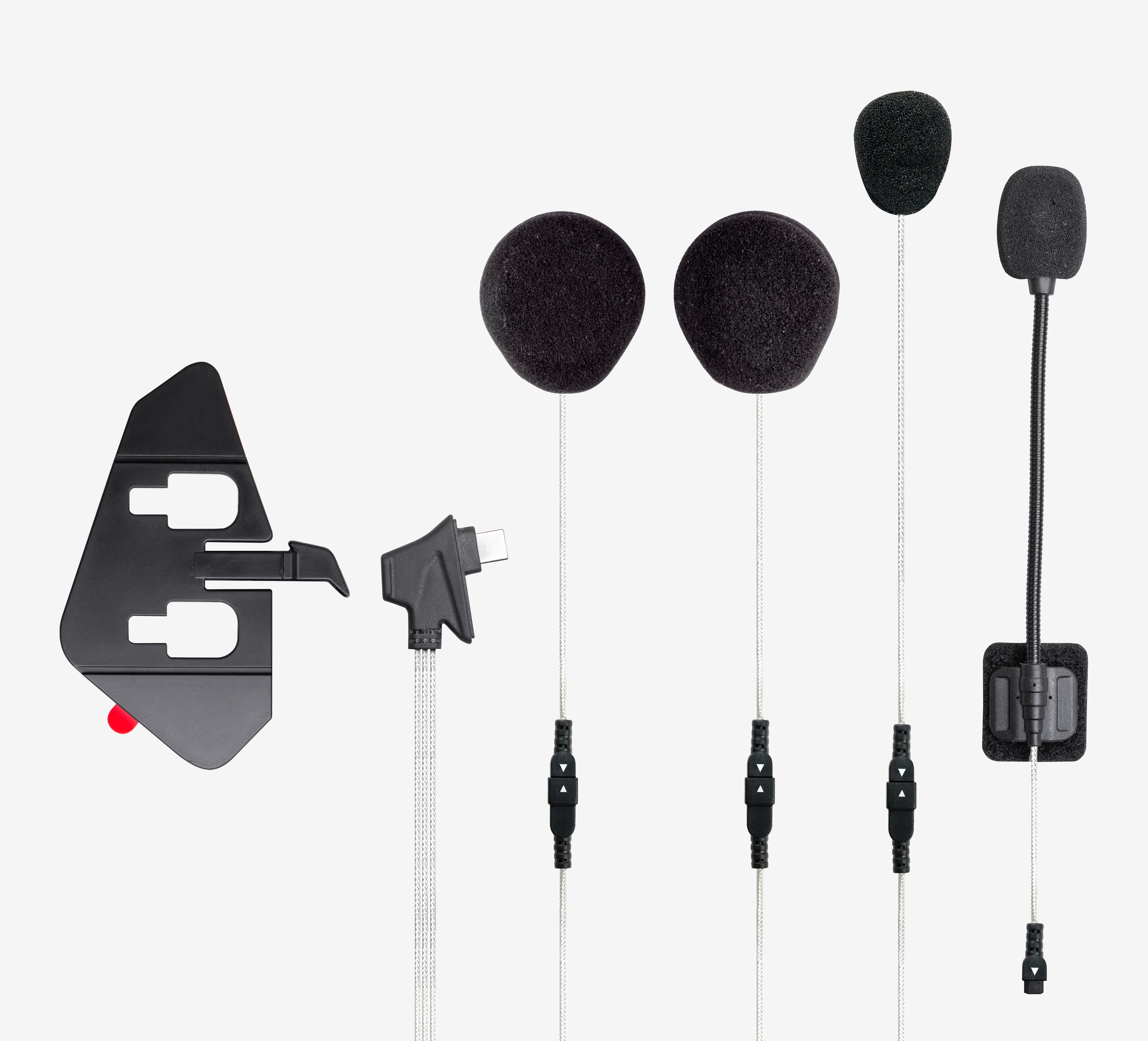 BTR1 Advanced Second Helmet Kit & BTA1 - Premium Motorcycle Bluetooth Communication System for Riders - Perfect for Group Rides, Touring, and Hands-Free Calling