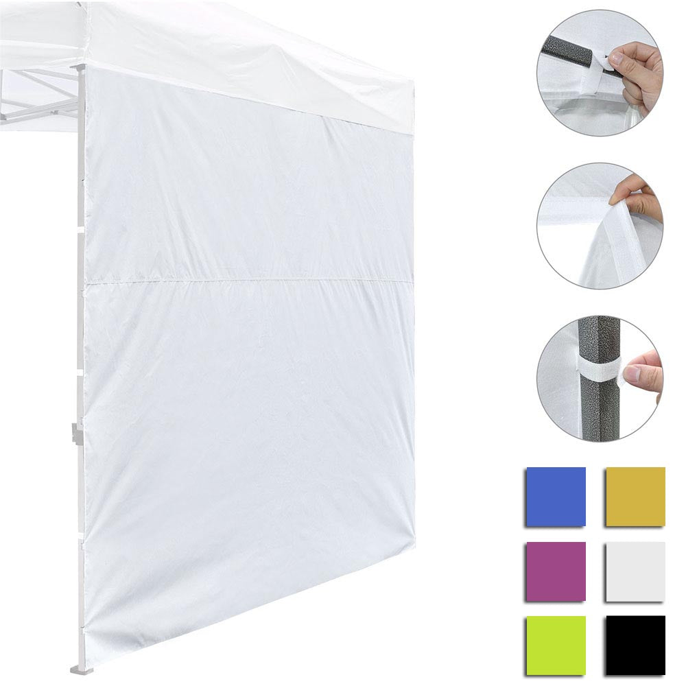 InstaHibit 10x10 Canopy Tent Sidewall - Waterproof & UV Resistant - 1 Pack for Outdoor Events, Camping, and Beach Parties