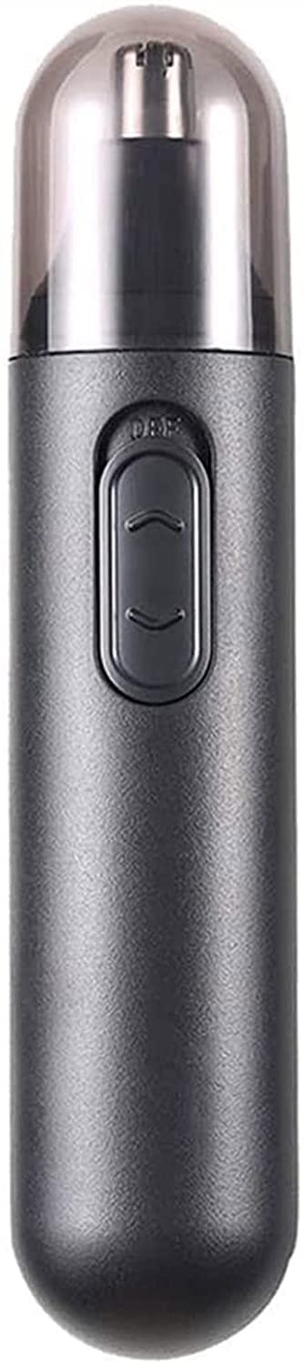 Electric Nose & Ear Hair Trimmer for Men - 360° Rotating Painless Dual Blades, Waterproof & Quiet Battery-Powered Grooming Tool | Perfect for Travel, Home & Personal Care