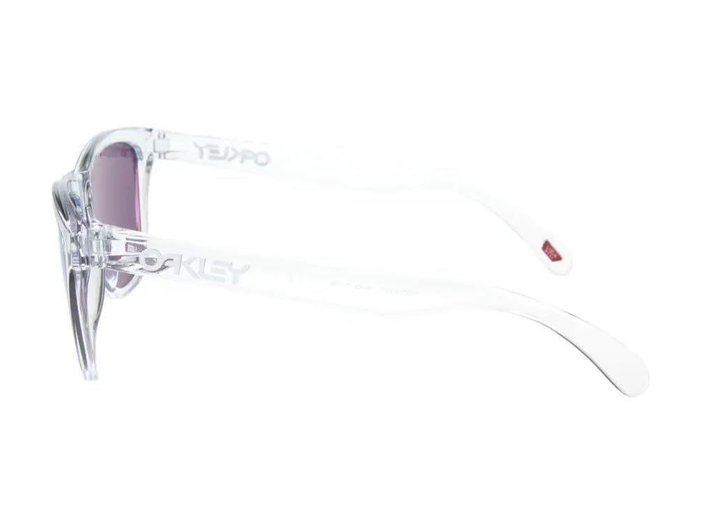 OAKLEY Frogskin Sunglasses - Lightweight & Durable Clear Lens UV Protection - Perfect for Running, Cycling & Outdoor Activities