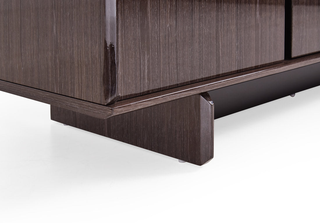 KB Copenhagen Modern TV Stand - Stylish Entertainment Center for Living Room, Bedroom & Home Theater - 60 Inch Media Console with Storage Shelves