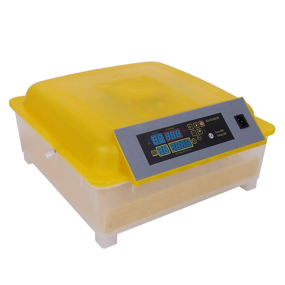 ZFF 48 Egg Digital Incubator - Fully Automatic Poultry Hatcher for Chicken, Duck, Goose & Bird Eggs with Egg Tray | Perfect for Small Farms, Backyard Chicken Coops & Hatching Projects