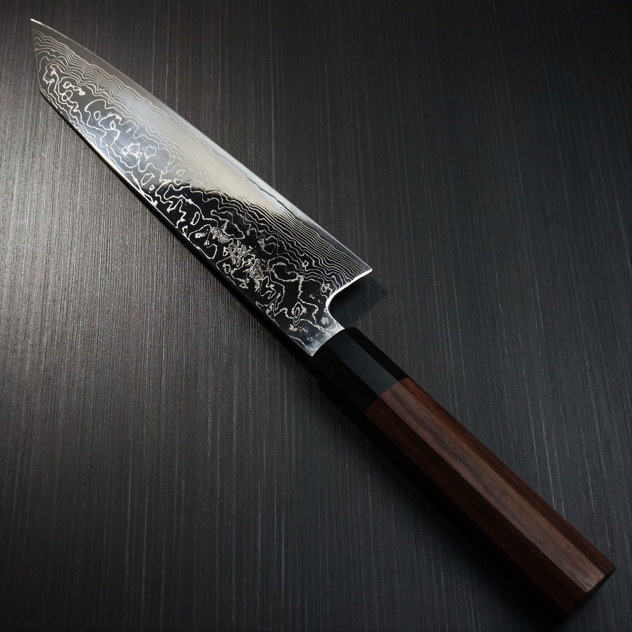 Premium SUKENARI Damascus Super Gold 2 Kiritsuke Wa Gyuto Chef Knife 210mm - Japanese High Carbon Steel Blade with Rosewood Handle - Perfect for Sushi, Meat Slicing & Professional Kitchen Use