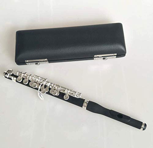 Professional Silver Plated Piccolo in C Key - Excellent Sound Quality & Advanced Technique for Band, Orchestra & Solo Performances