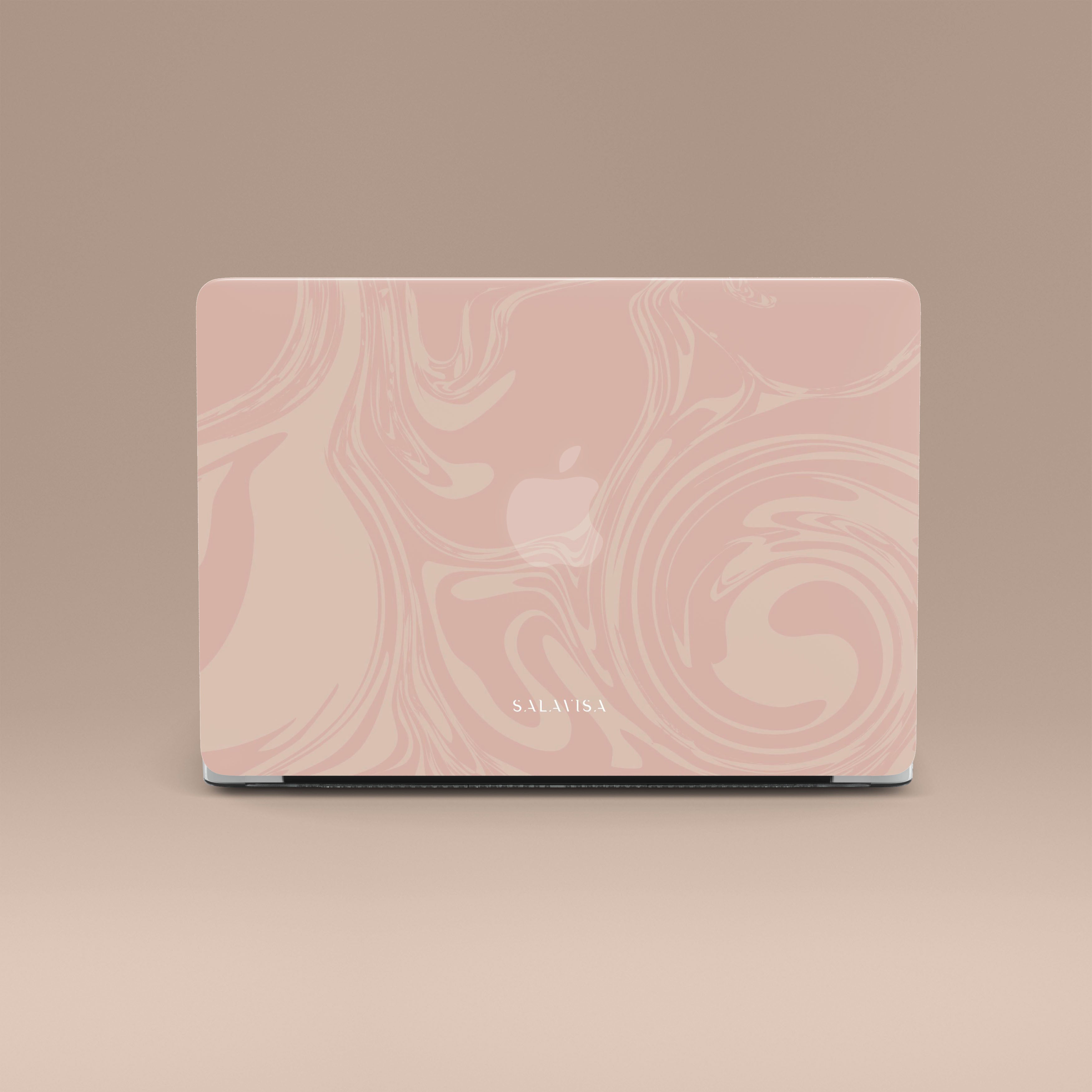 Rose Swirl MacBook Case - Protective Hard Shell Cover for MacBook Air/Pro 13