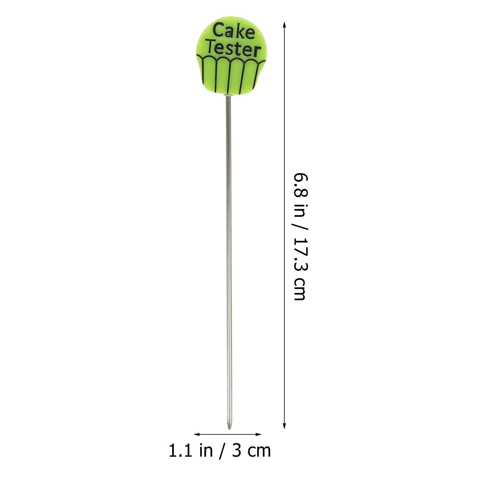 BESTonZON 2-Pack Stainless Steel Cake Tester Needles - Reusable Baking Probe & Cookie Skewers for Perfect Cake Testing, Bakers Joy - Ideal for Home Bakers, Professional Chefs & Baking Enthusiasts