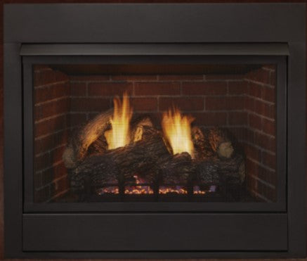Monessen Symphony 24 Vent Free Traditional Fireplace System with IPI Ignition - Natural Gas - Cozy Home Heating Solution for Living Rooms & Bedrooms