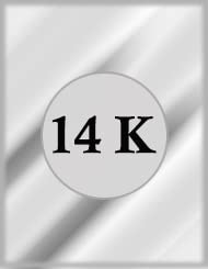 14K White Gold