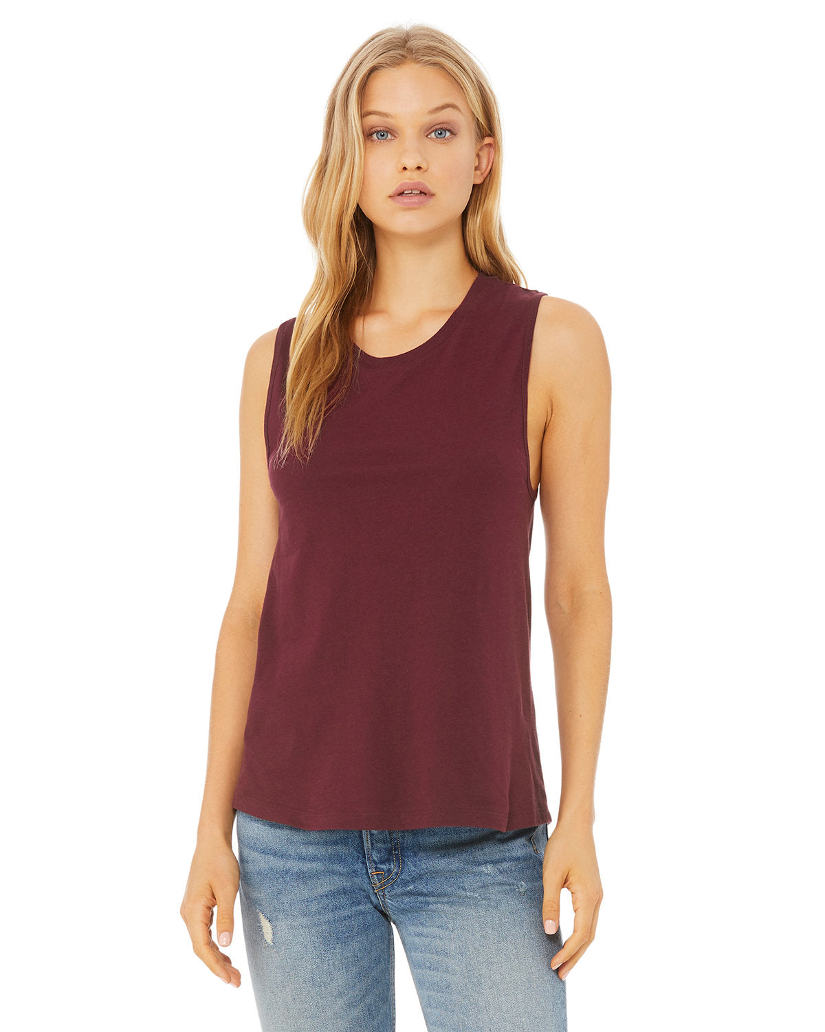 Bella + Canvas B6003 Women's Slim Fit Muscle Tank Top - Soft Jersey Fabric for Casual Wear, Gym & Summer Outfits