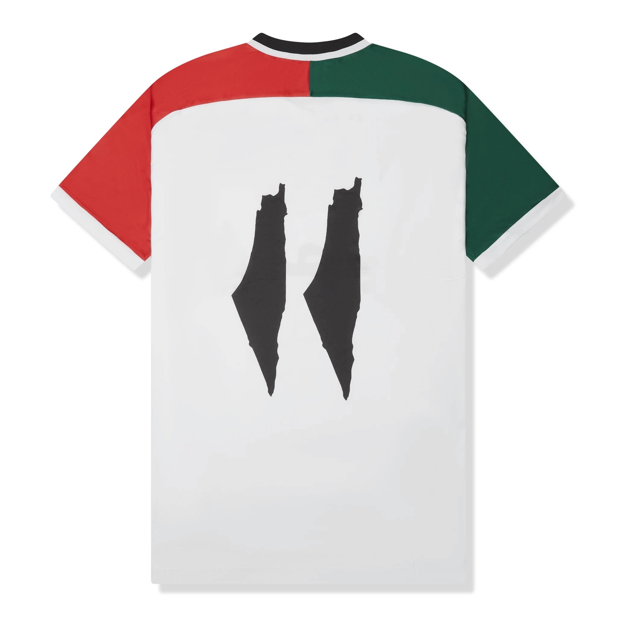 FC Palestine White Football T-Shirt - Authentic Soccer Jersey for Fans & Players - Perfect for Match Days & Casual Wear