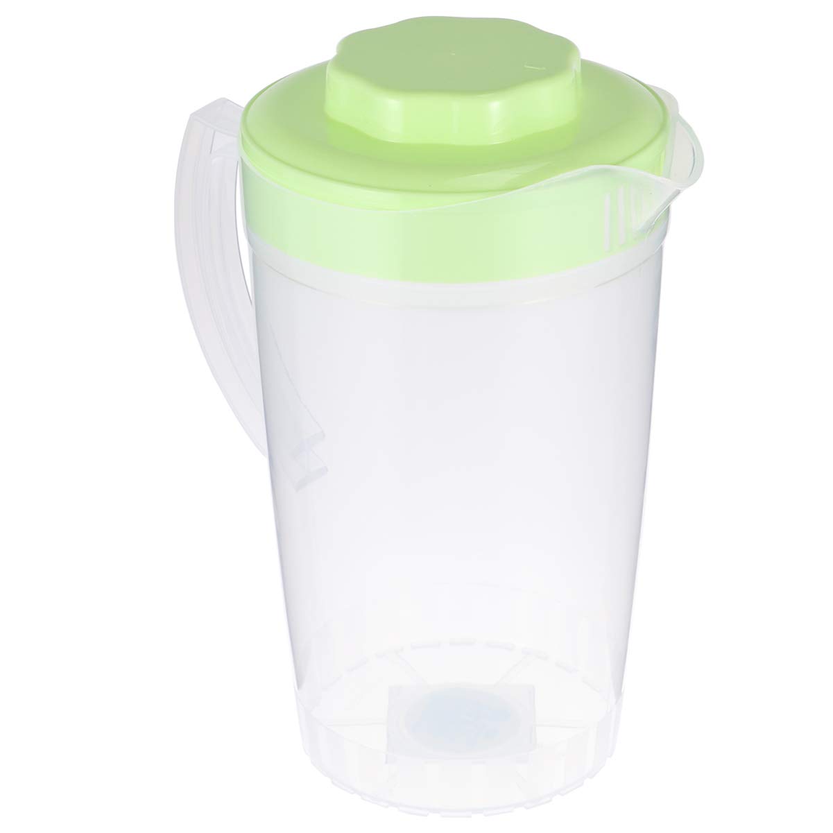 YARNOW 2L Plastic Water Pitcher with Lid - BPA Free Drink Dispenser for Iced Tea, Juice, Lemonade & Cold Beverages - Perfect for Refrigerator, Parties, Picnics & Outdoor Activities (Green)