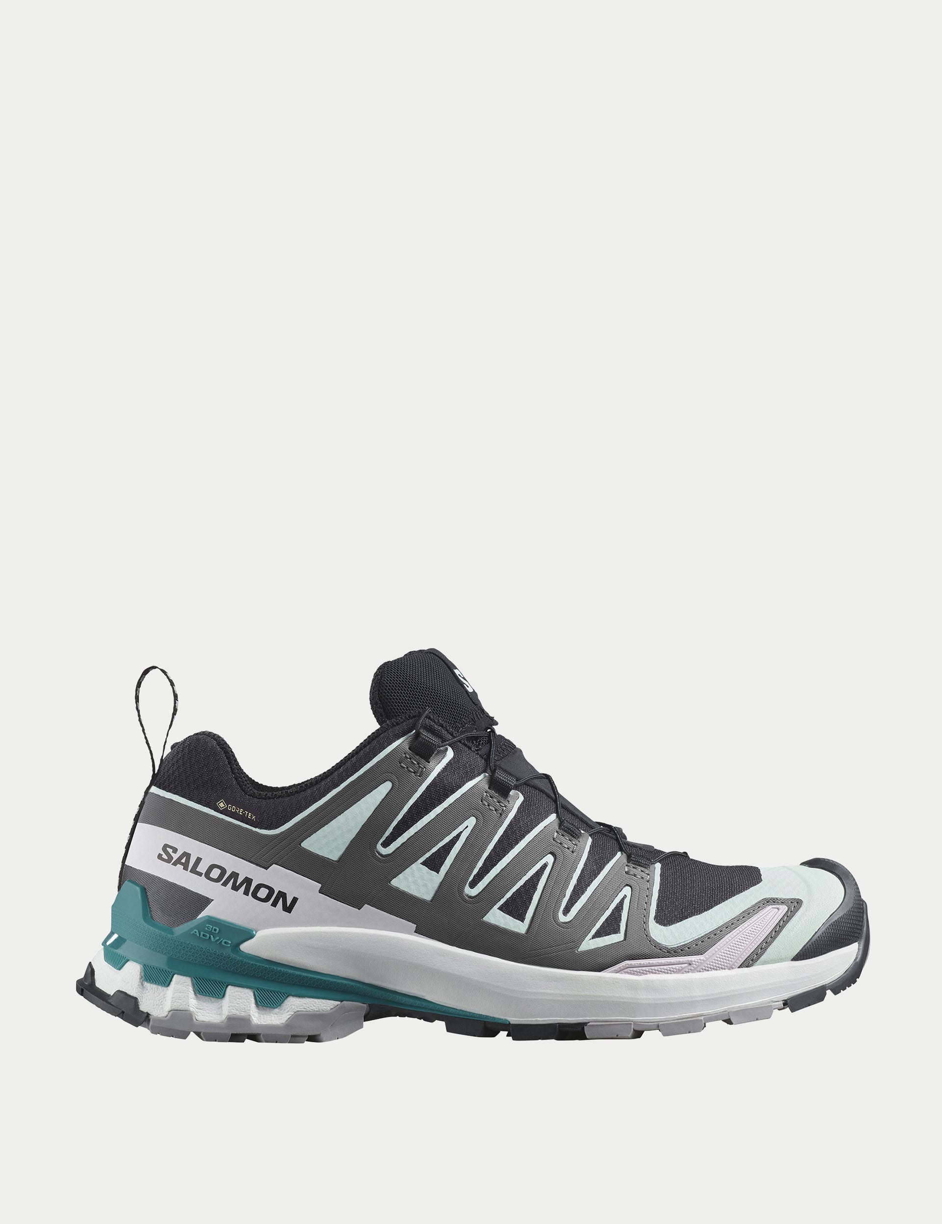 XA Pro 3D V9 Gore-Tex Trail Running Shoes - Black/Bleached Aqua/Harbor Blue | Waterproof Hiking & Outdoor Adventure Footwear for Men & Women