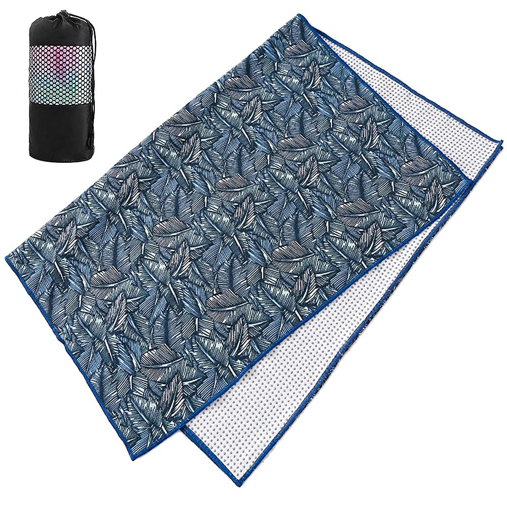 Lixada Non-Slip Yoga Mat - Quick Dry, Foldable, Portable with Mesh Bag - Perfect for Yoga, Pilates, Gym & Home Workouts