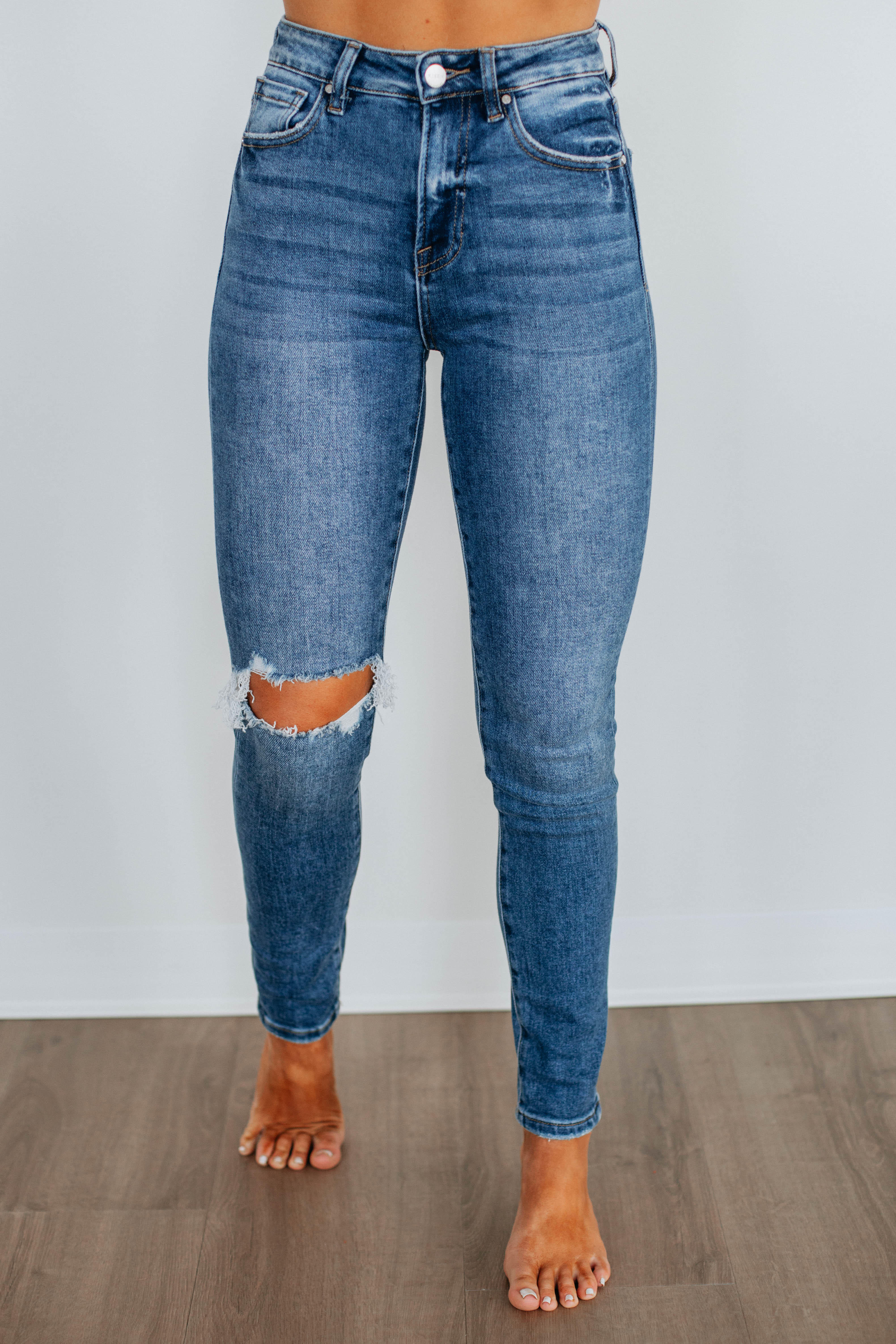 Autumn Risen Jeans for Women - High Waist Stretch Denim Pants, Comfortable & Stylish Fall Fashion | Perfect for Casual Outings, Work & Date Nights