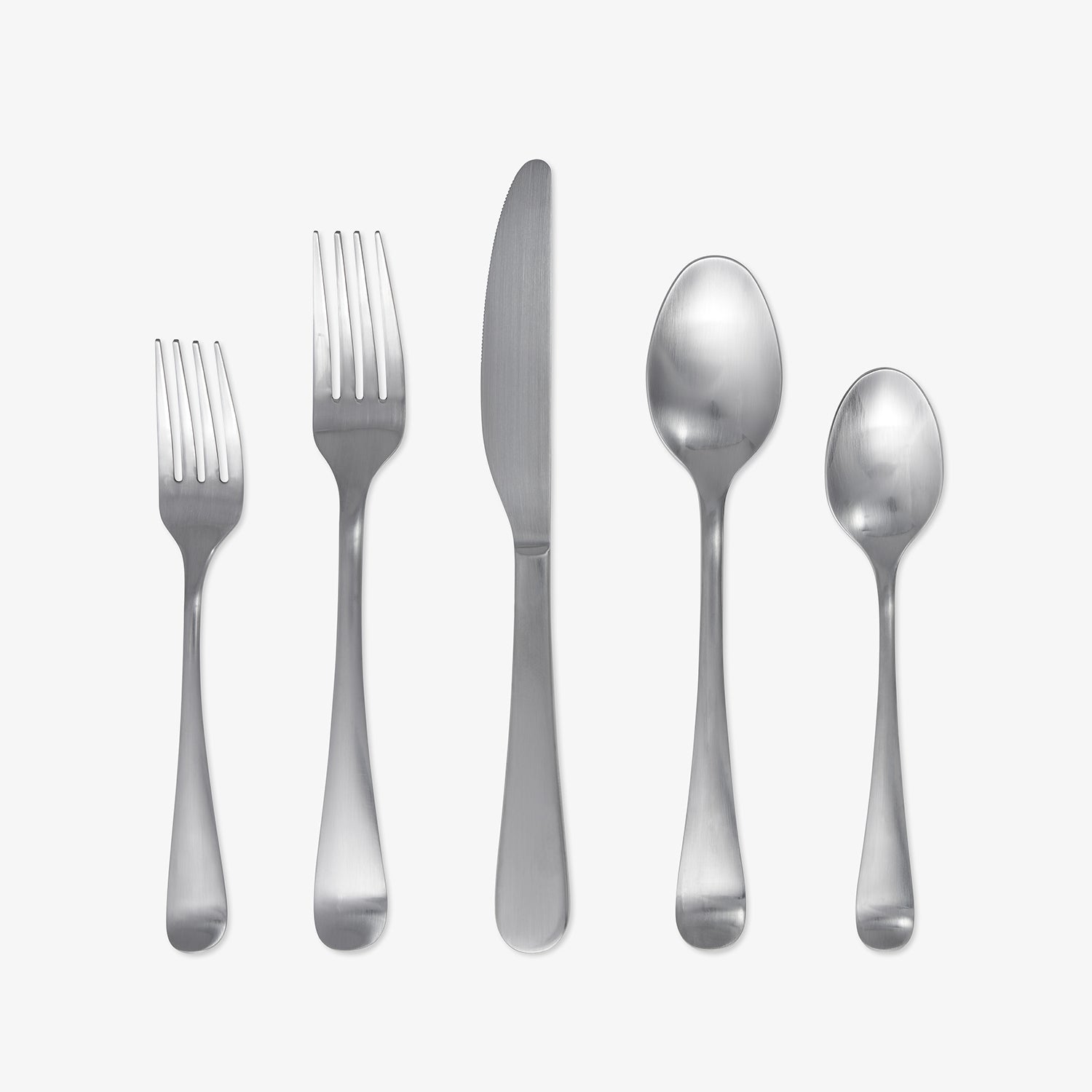 Rhiannon Satin 45-Piece Stainless Steel Flatware Set - Elegant Dinnerware for Formal Dining, Wedding Gifts & Special Occasions
