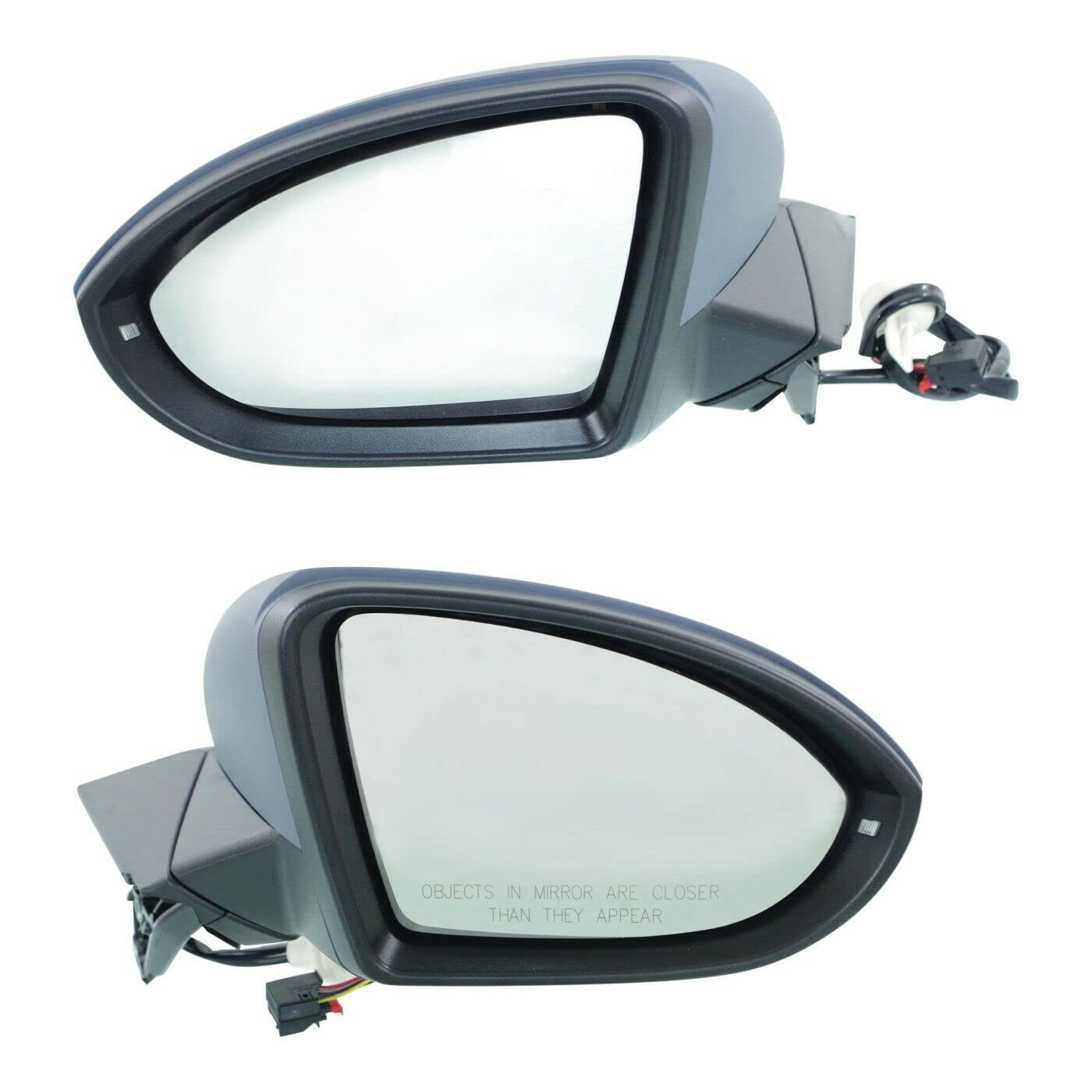 SUNAROUD Heated Side Mirrors Set of 2 - Driver & Passenger Side (Left & Right) Compatible with VW 5GM8575079B9-PFM, 5GM857508A9B9-PFM, VW1320154, VW1321154 - Perfect for Winter Driving & Enhanced Visibility