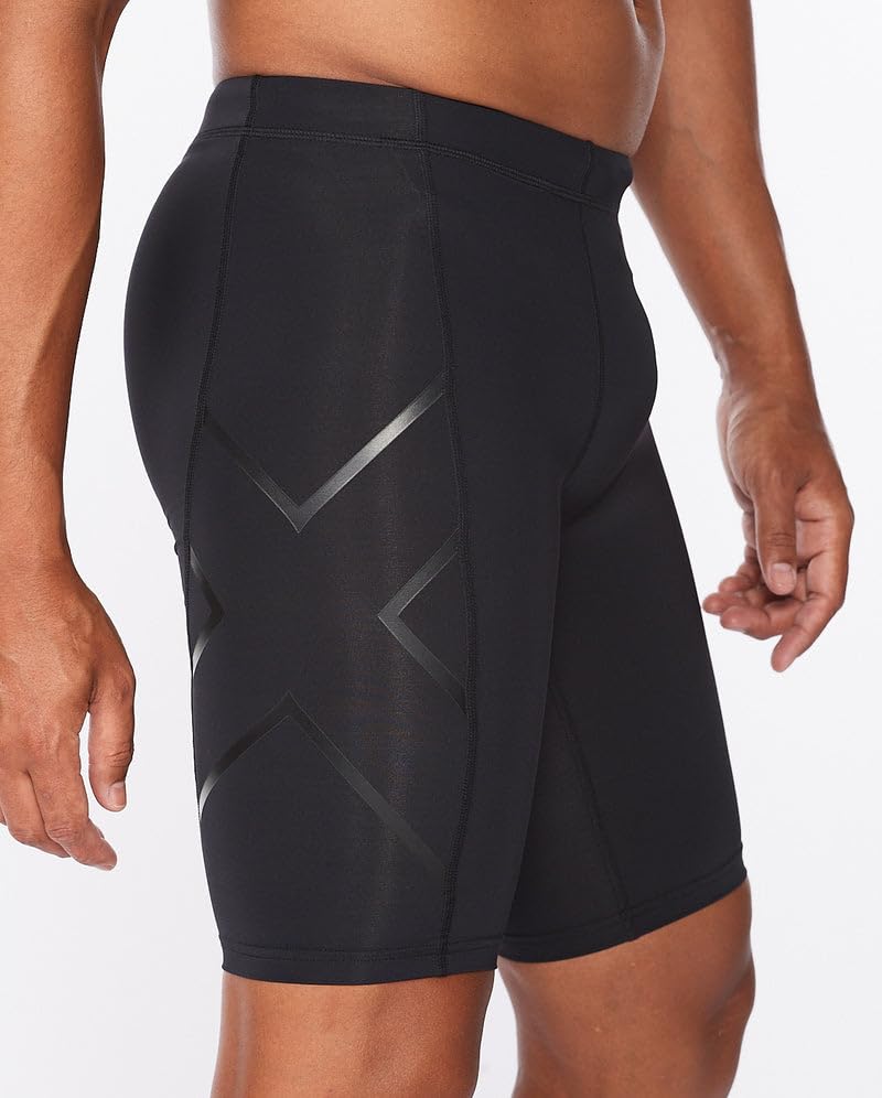 2XU Men's Force Compression Shorts - High-Performance Workout & Recovery Shorts for Running, Cycling & Gym Training | Enhanced Muscle Support & Blood Circulation