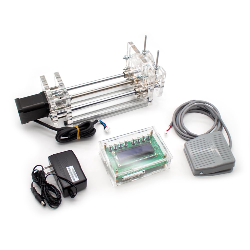 Precision Desktop Syringe Pump - Laboratory Micropump for Glue Dispensing, Sampling & Injection with Digital Controller & Foot Switch - Ideal for Research, Medical Labs & Industrial Applications