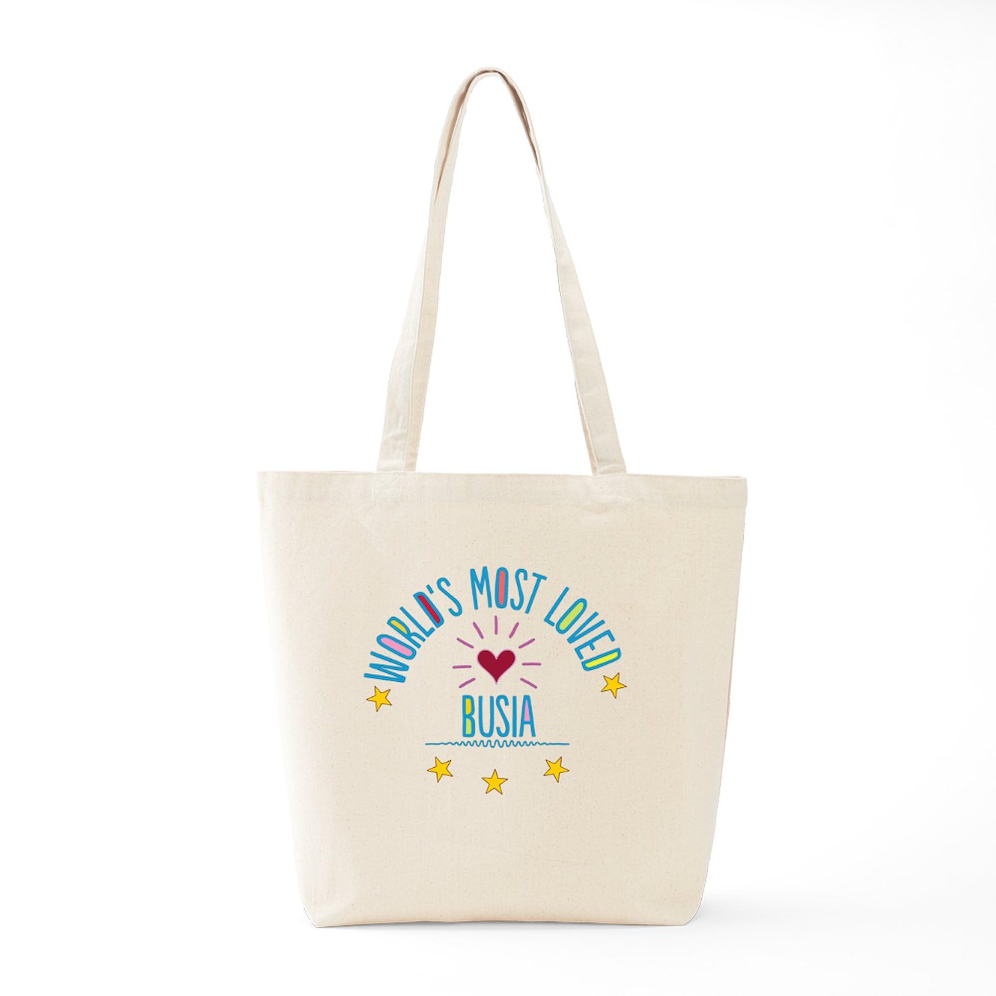 World's Most Loved Busia Tote Bag - Natural Canvas Reusable Shopping Tote for Women | Eco-Friendly Grocery Bag, Beach Tote & Everyday Carry-All