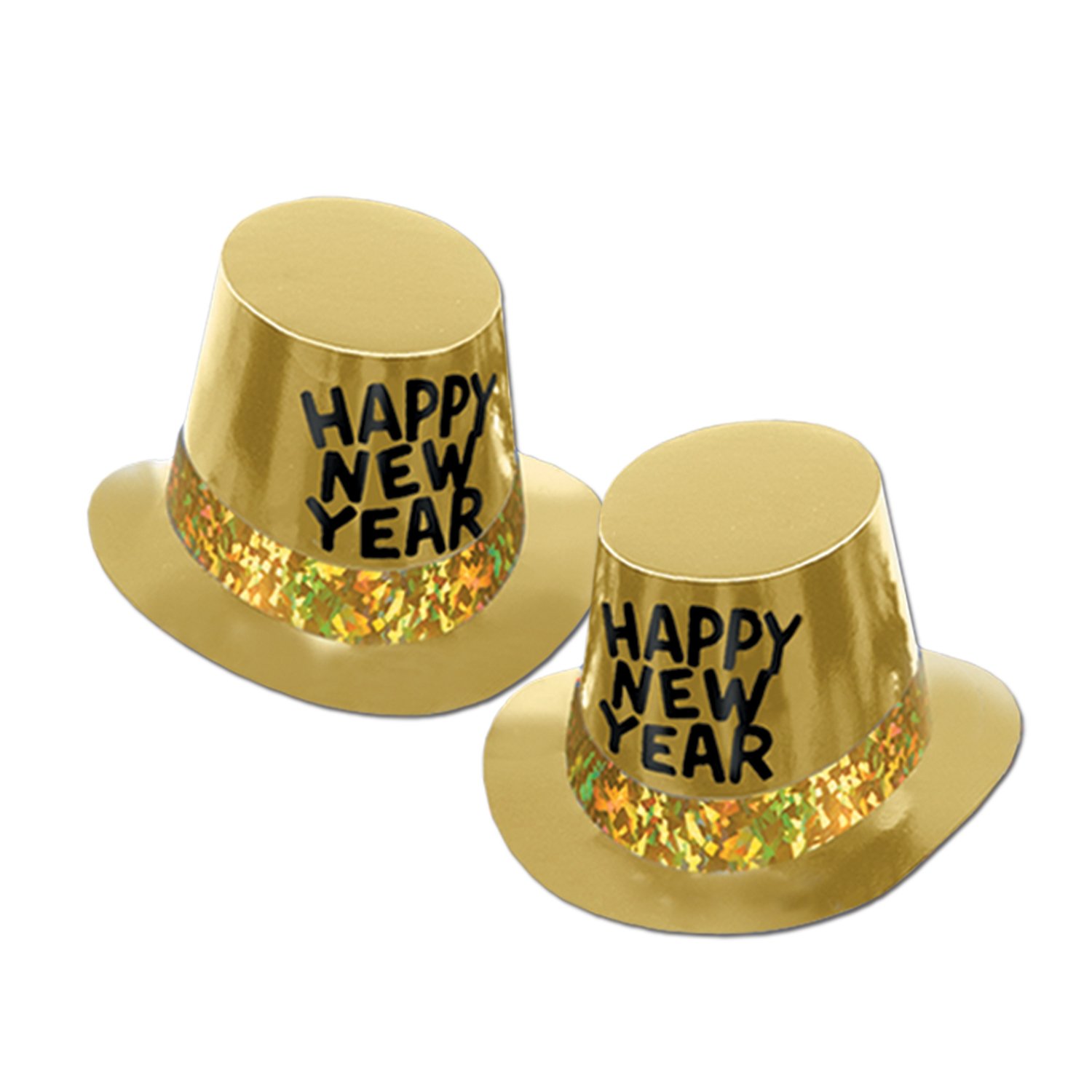 Beistle Gold & Black Party Supplies - One Size Fits Most - Perfect for Halloween, Birthday Parties & Special Events