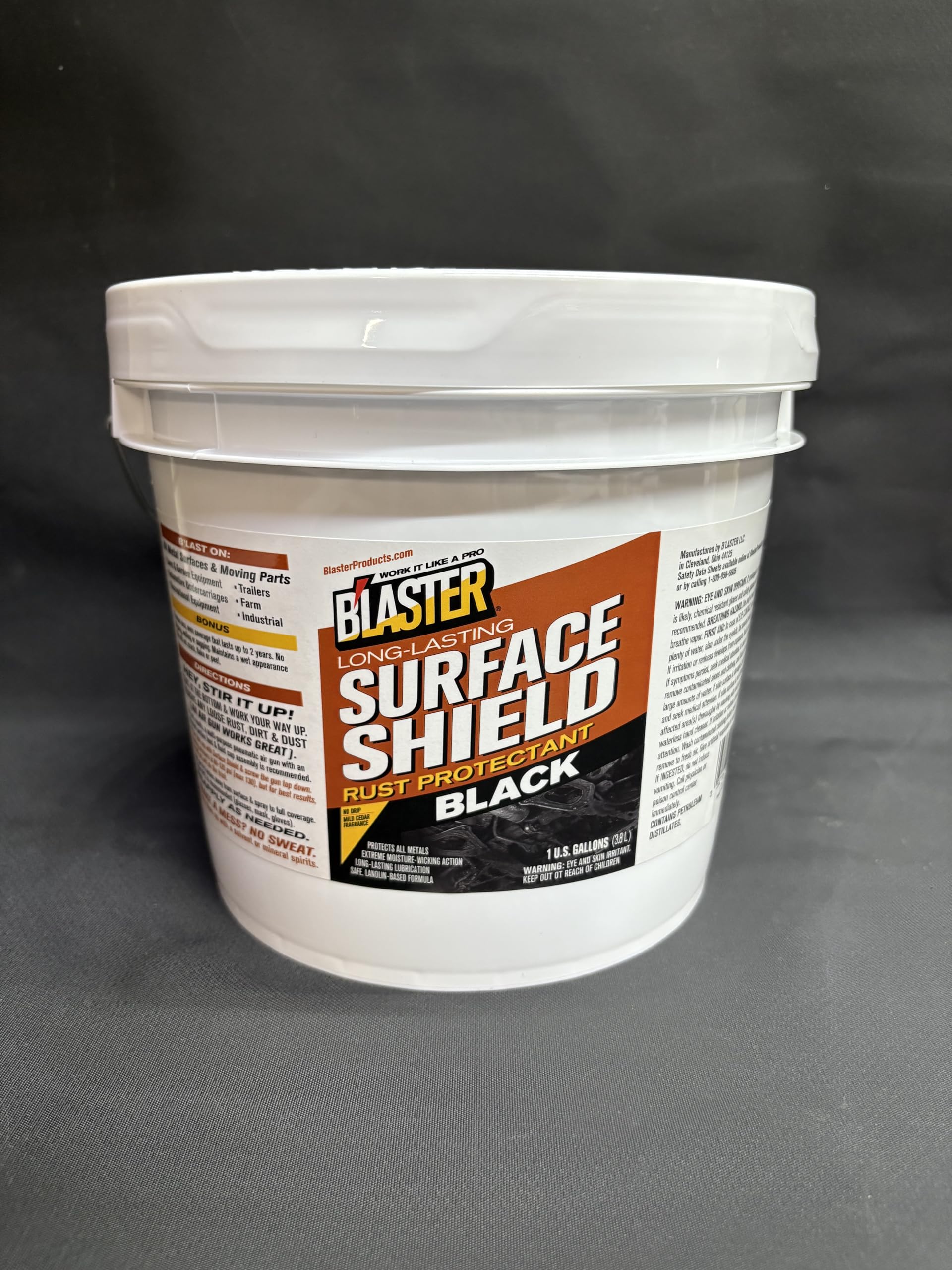 PB Blaster Gallon Black Surface Shield Rust Protection Kit - Includes Pro Undercoating Spray Gun, 2 Extension Wands, 3 Quart Bottles & 50 Rust Plugs - Ideal for Automotive Undercoating, Metal Protection & Rust Prevention