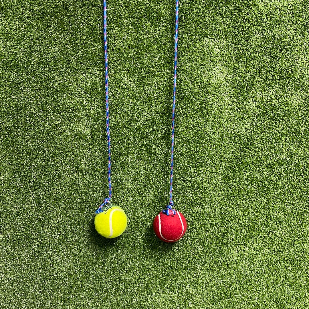 NIVIA Hanging String Tennis Cricket Training Ball - Practice Cricket & Tennis Skills at Home, Backyard, or Gym - Perfect for Solo Drills & Sports Training