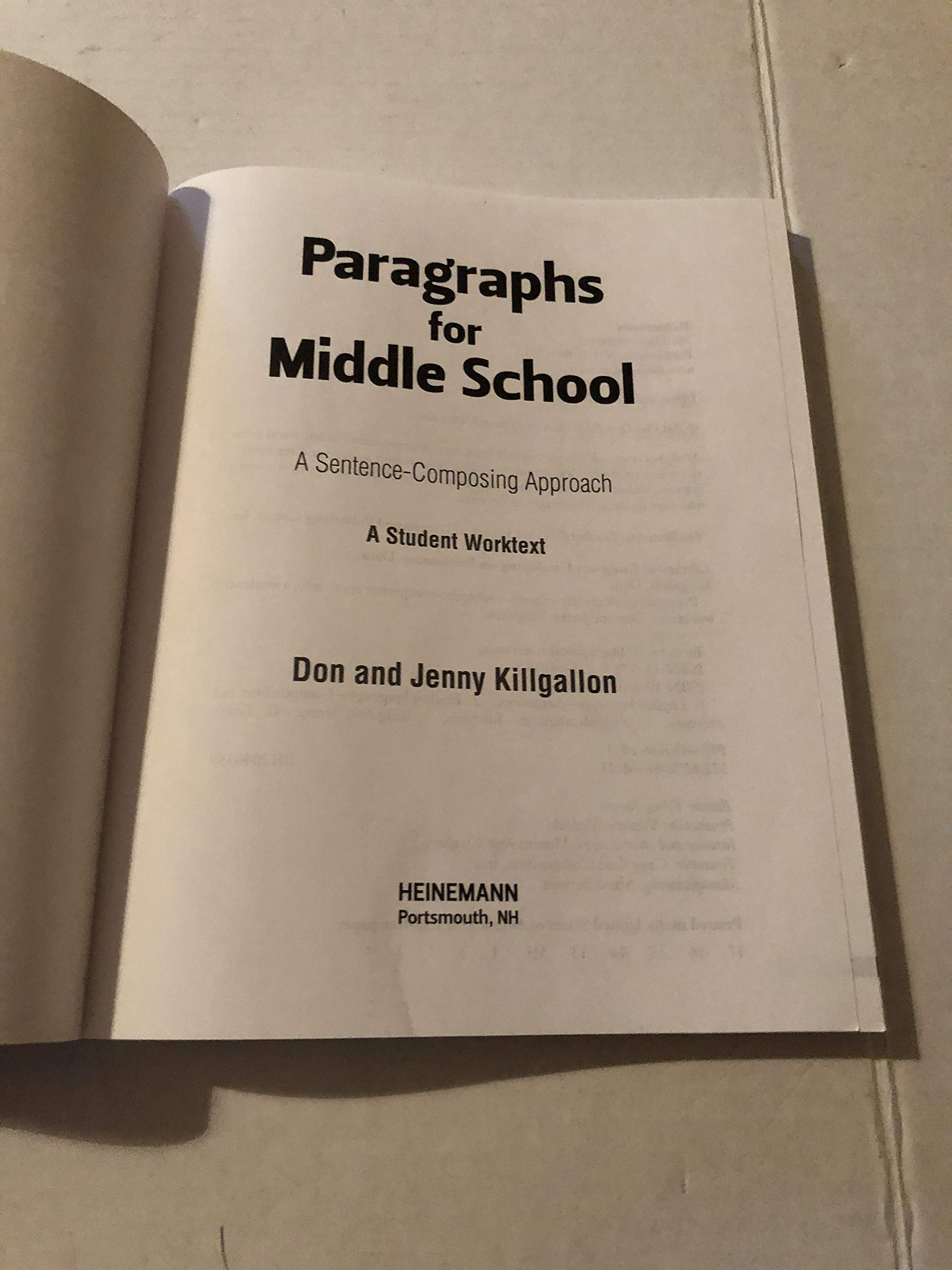 Middle School Writing Guide: Sentence-Composing Approach for Better Paragraphs - Perfect for Classroom Learning & Homeschool Writing Practice