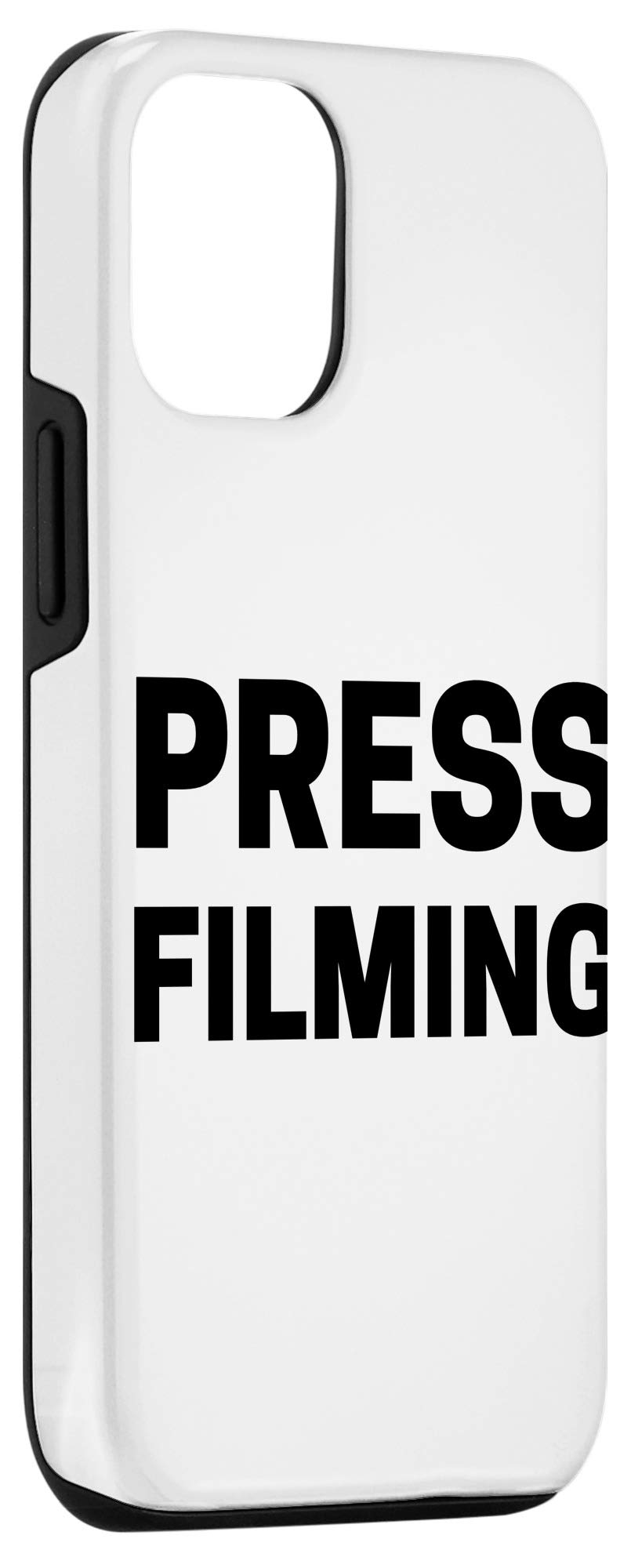 iPhone 12/12 Pro Press Filming Case - Shockproof Protective Cover with Built-in Lens for Vlogging & Content Creation - Perfect for YouTube, TikTok & Social Media Videos