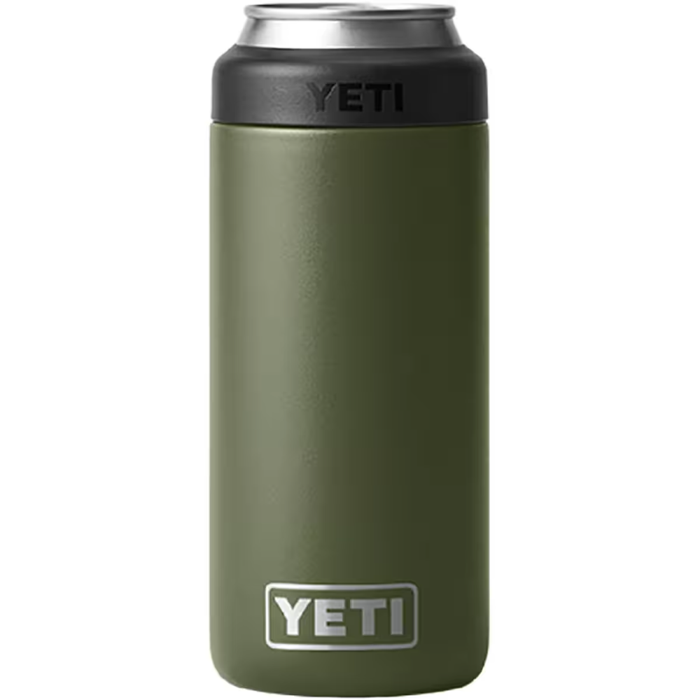 Yeti Rambler 12 oz Colster Slim Can Cooler - Insulated Stainless Steel Beer Can Holder for Camping, Tailgating & Outdoor Adventures