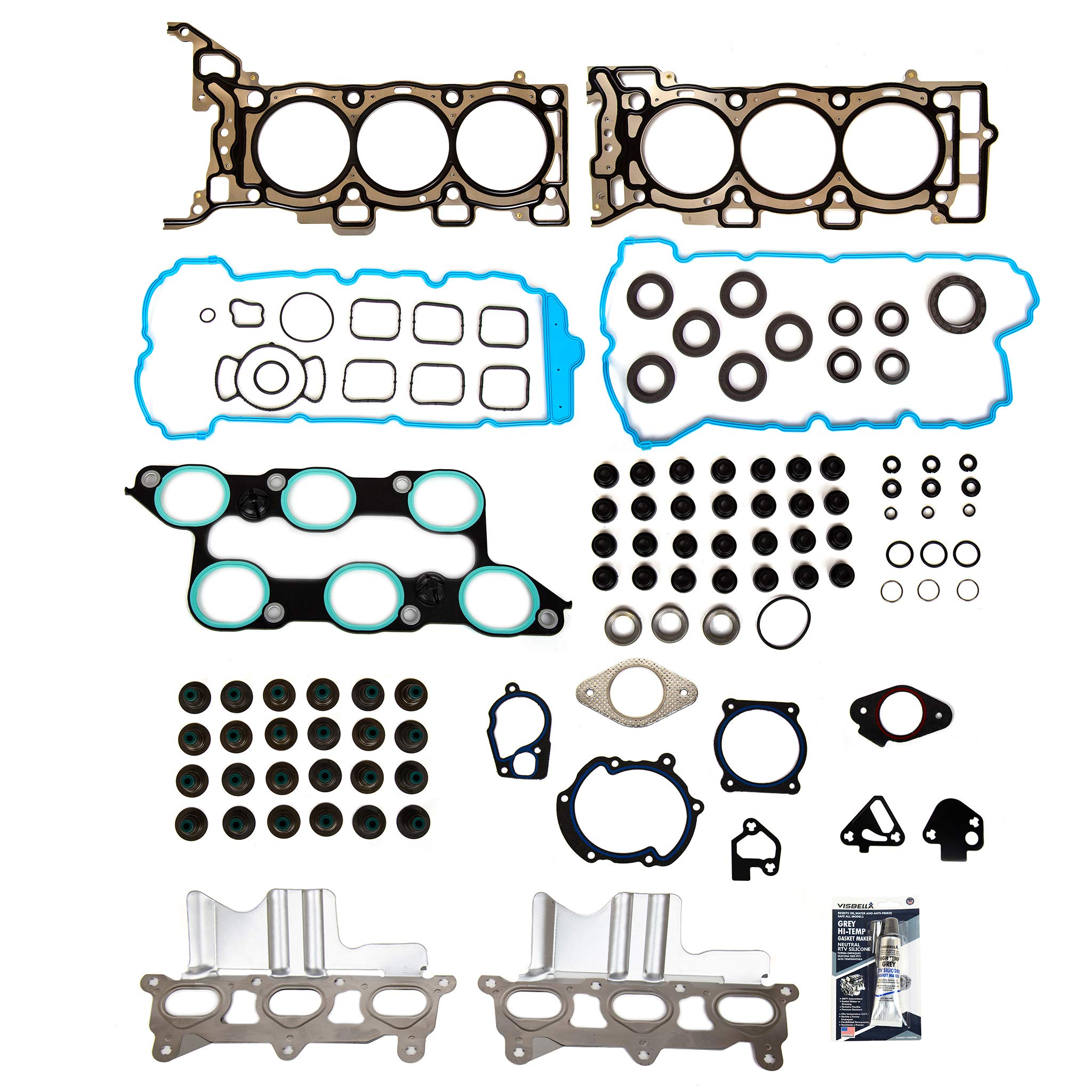 High-Quality MA-9761294969 Head Gasket Set Compatible with 2009-2016 Buick Enclave, Chevrolet Traverse, GMC Acadia 3.6L V6 Engine - Perfect for Engine Repair & Maintenance