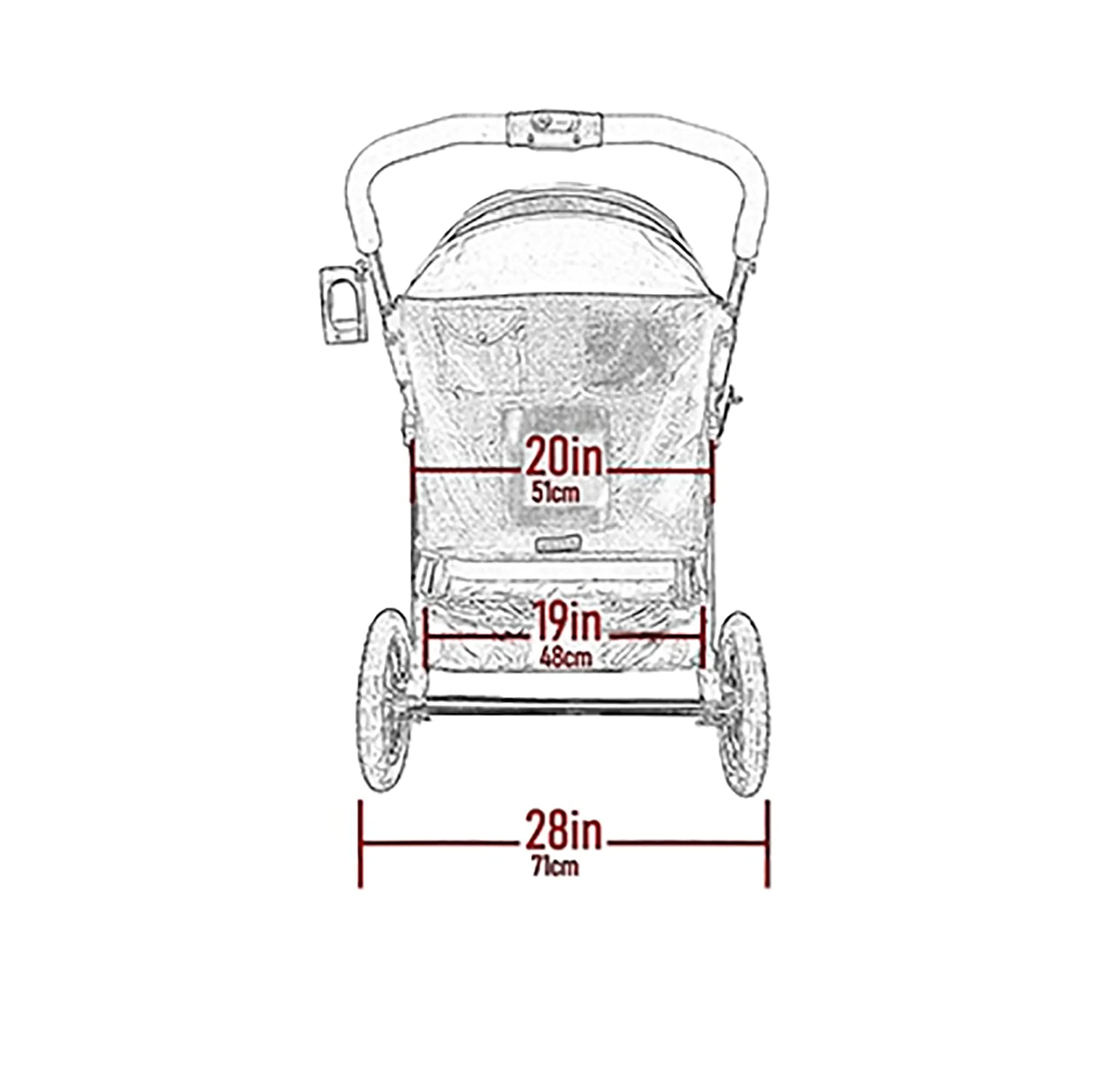 Pet Gear NO-Zip Double Pet Stroller - Zipperless Entry for Dogs & Cats - Plush Pad & Weather Cover - Large Gel-Filled Tires - 3 Color Options - Perfect for Vet Visits, Park Outings & Daily Walks