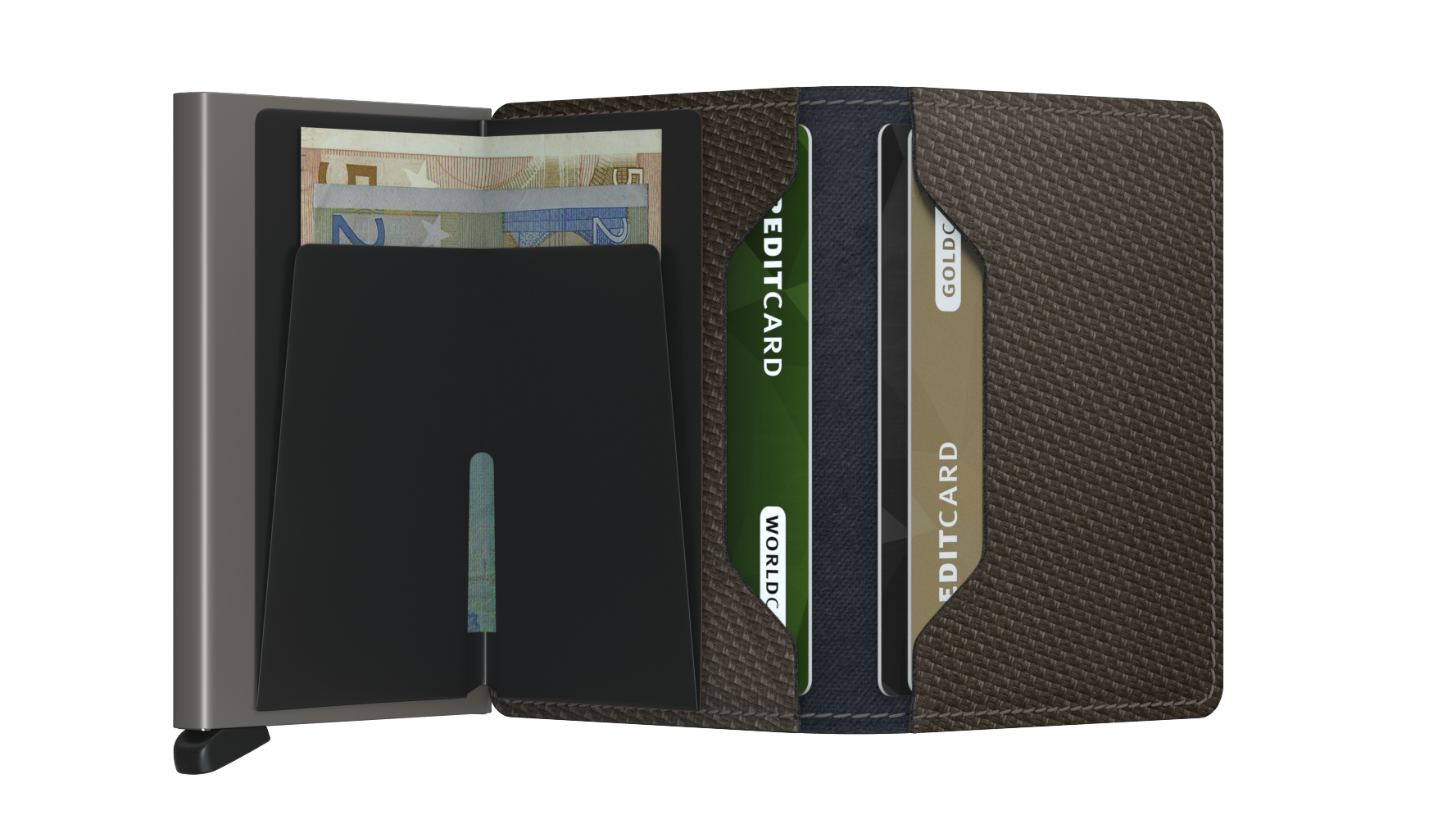 SECRID Slimwallet Carbon - RFID Blocking Minimalist Wallet for Men & Women | Perfect for Travel, Everyday Carry & Business Use