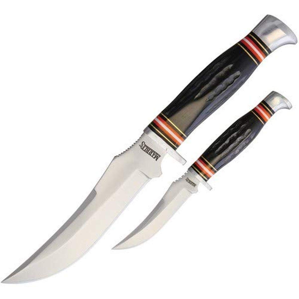 Premium Stainless Steel Fixed Blade Knife Set - Outdoor Camping, Hunting & Survival Gear for Hiking, Bushcraft & Everyday Carry (EDC)