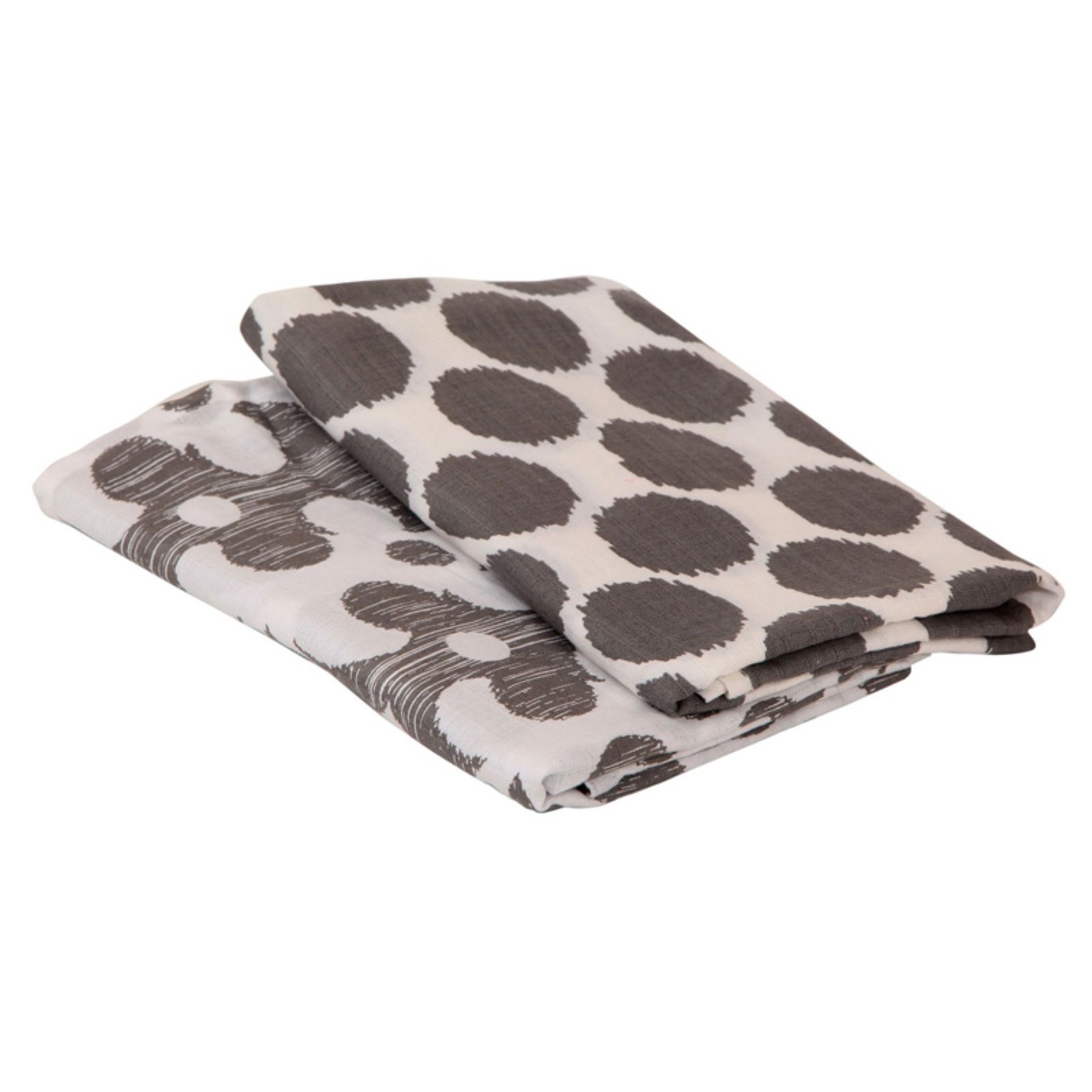 Bacati Ikat Yellow and Grey 6-Piece Crib Bedding Set with 4 Soft Muslin Blankets - Perfect for Nursery, Baby Shower Gifts & Newborn Essentials